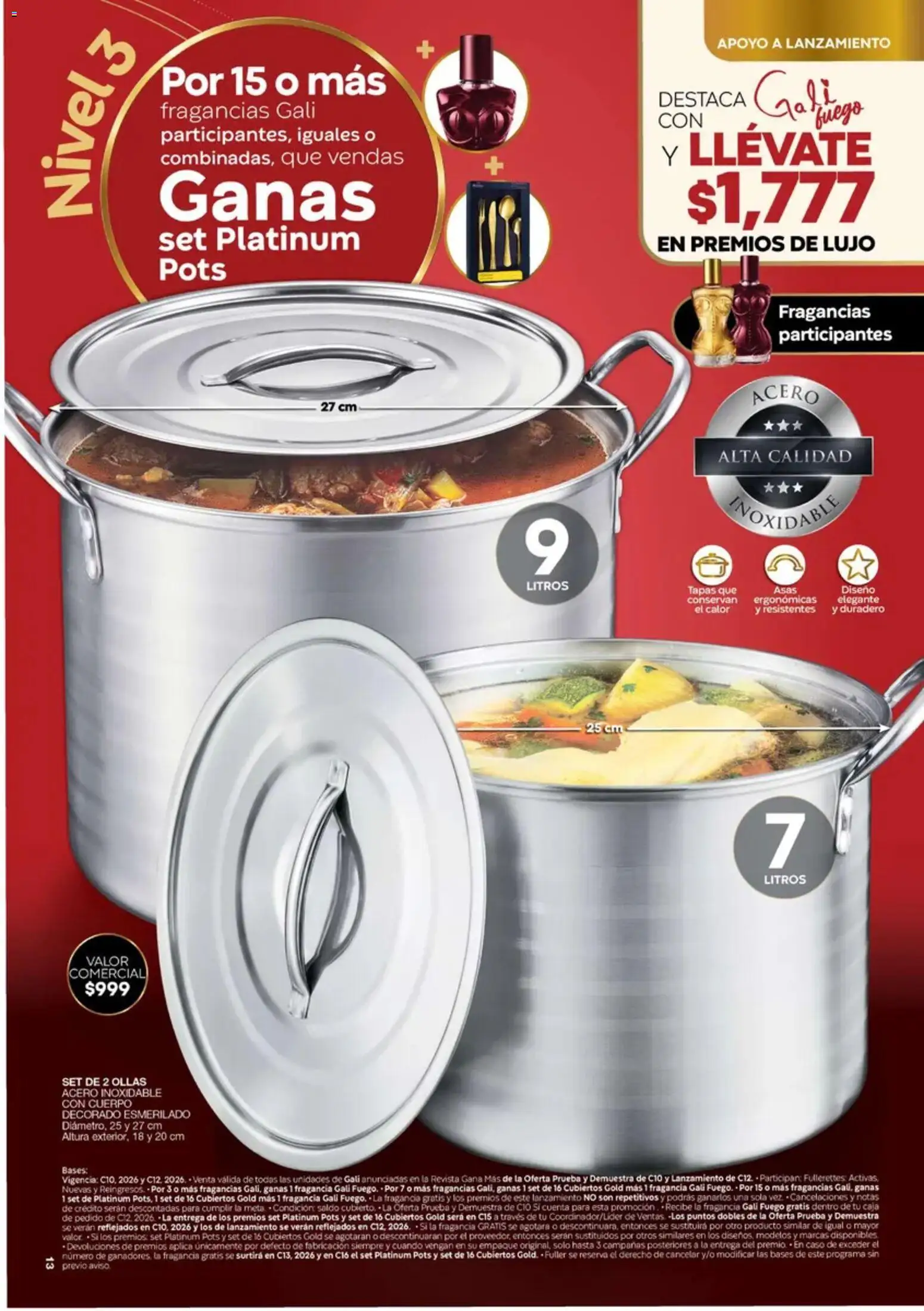 Nuevas ofertas de Fuller válidas en toda la República Mexicana desde el 16/09/2026. ¡Encuentra las mejores ofertas en Fuller Gana Más 12 2026! | Página: 12 | Productos: Caja, Fragancia, Ollas, Revista