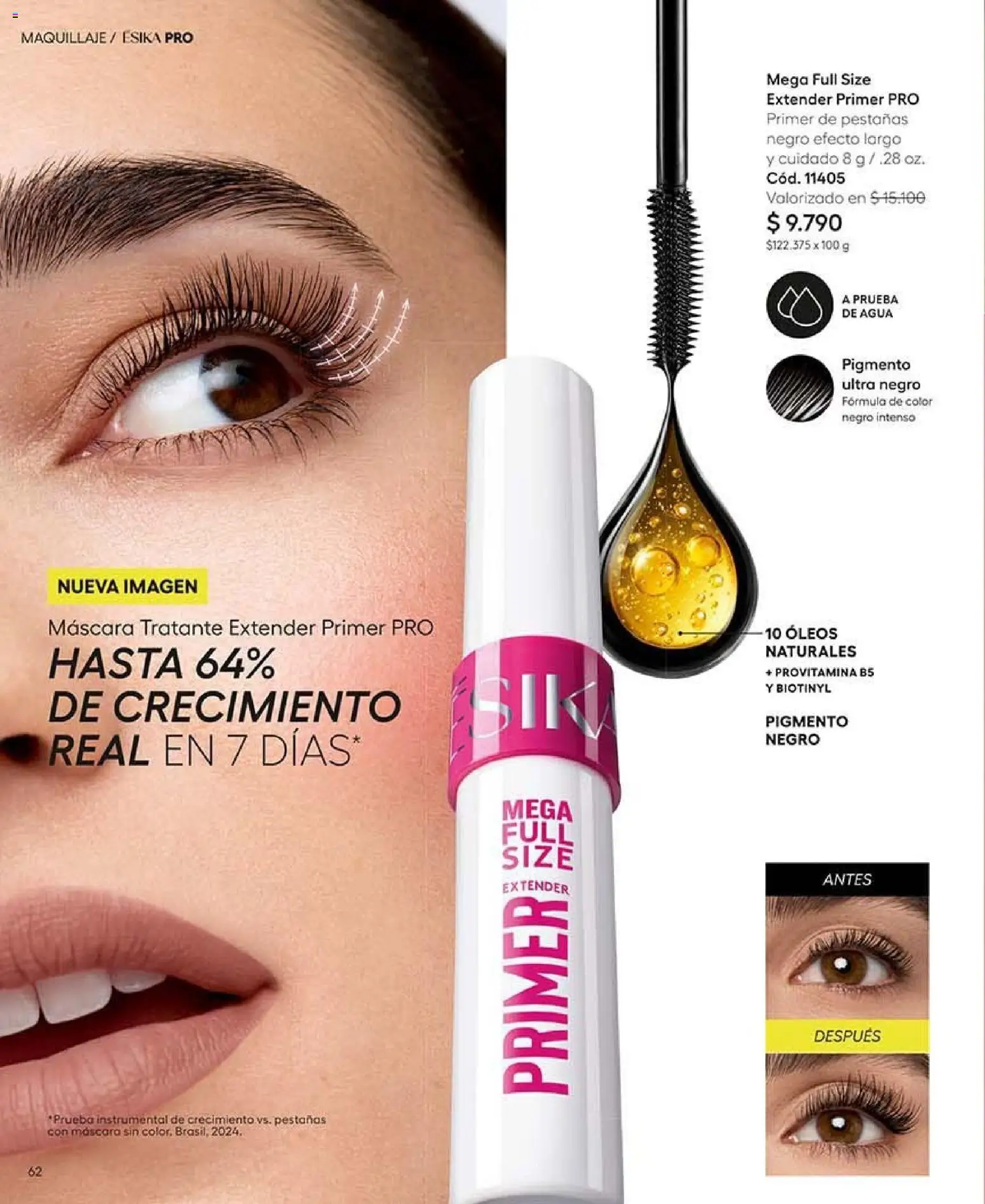 Catálogo Ésika Campaña 16 │ válido desde el 28.09.2026 | Página: 66 | Productos: Agua, Maquillaje, Máscara