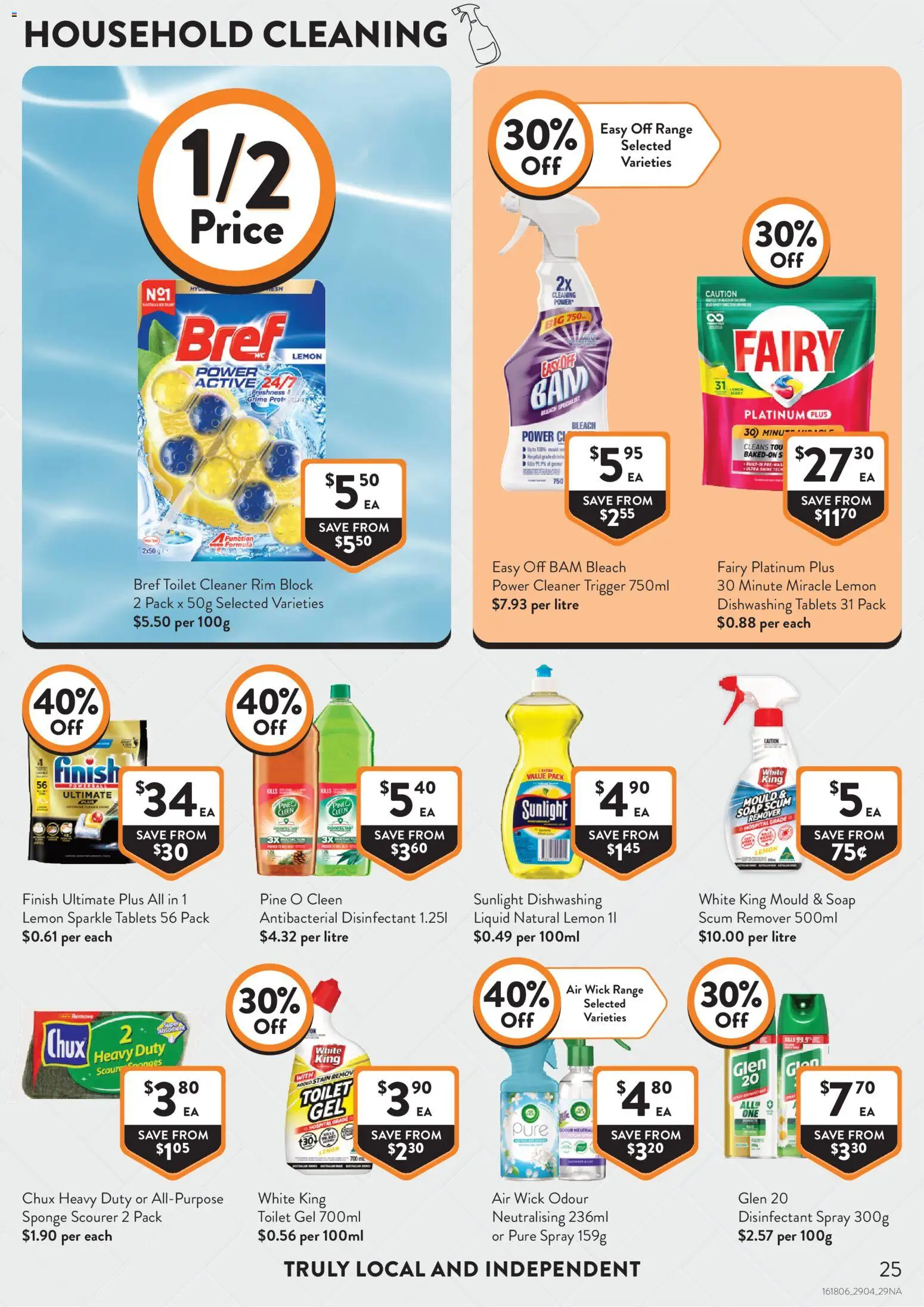 Foodworks catalogue - valid from 29.04.2026 | Page: 25 | Products: Soap, Sponge, Lemon, Tablets