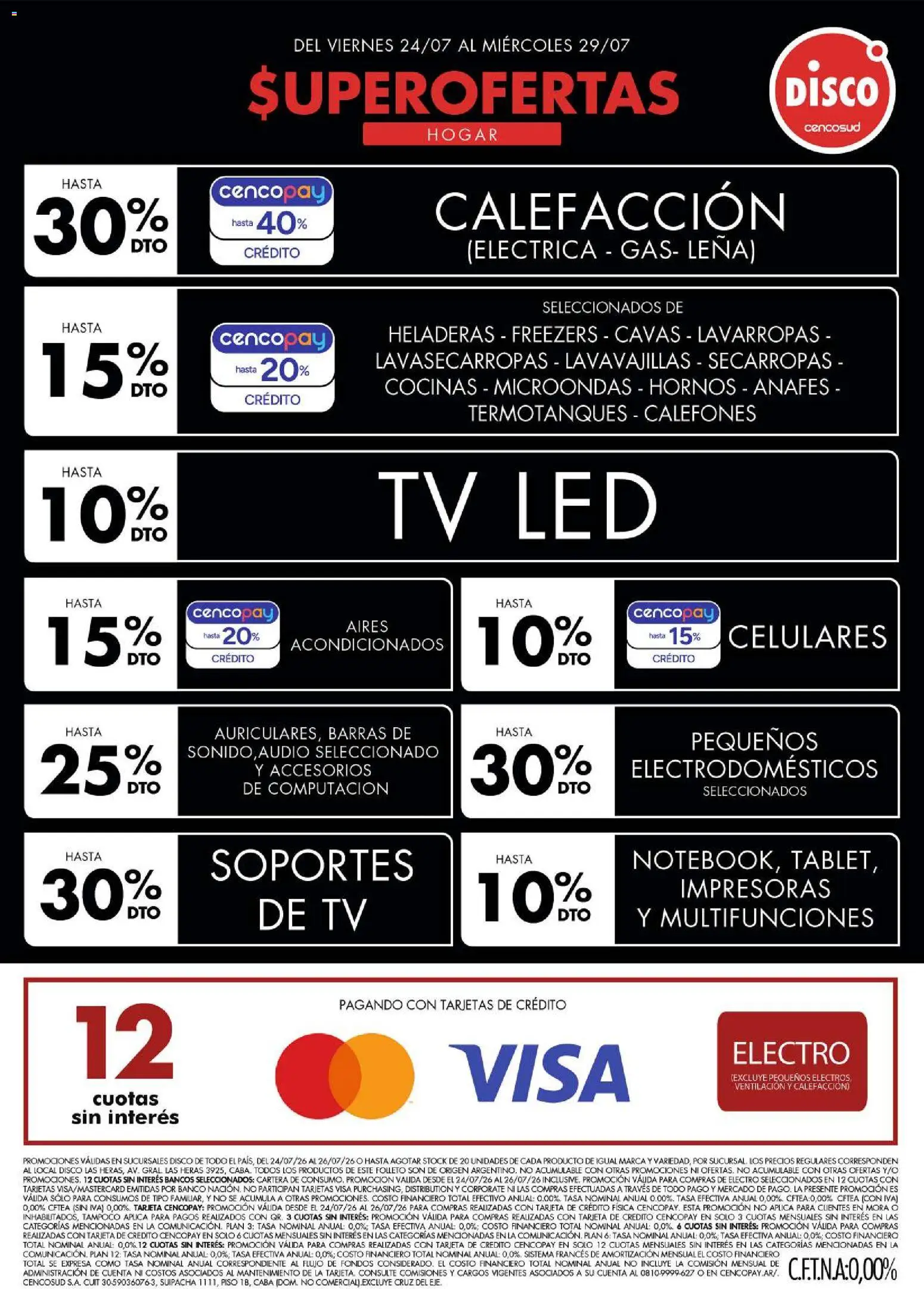Disco - Ofertas | Electro, T. Libre y más │ válido desde el 23/07/2026 | Página: 2 | Productos: Disco, Lavavajillas, Lavarropas, Microondas