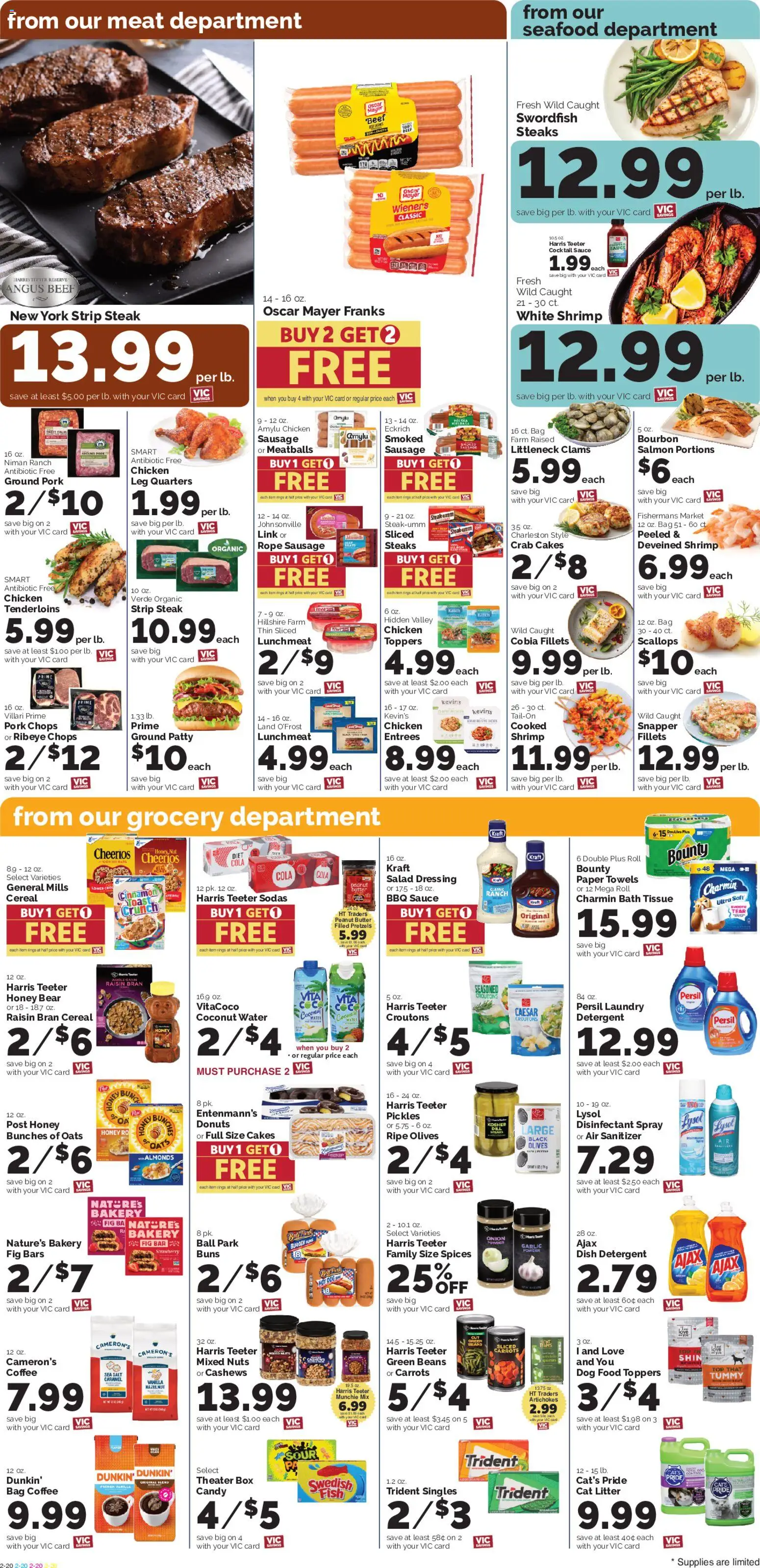 Harris Teeter Weekly Ad - SC - valid from 03.06.2026 | Page: 6 | Products: Powder, Butter, Fish, Bourbon