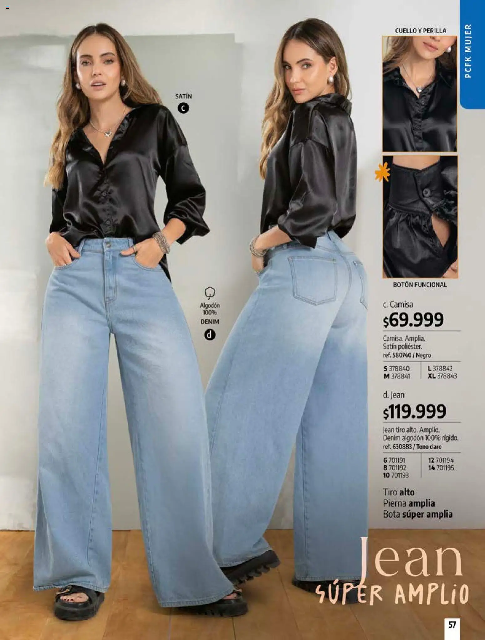 Pacifika revista - valida desde el 03.06.2026 | Página: 58 | Productos: Algodón, Jean, Cuello, Camisa