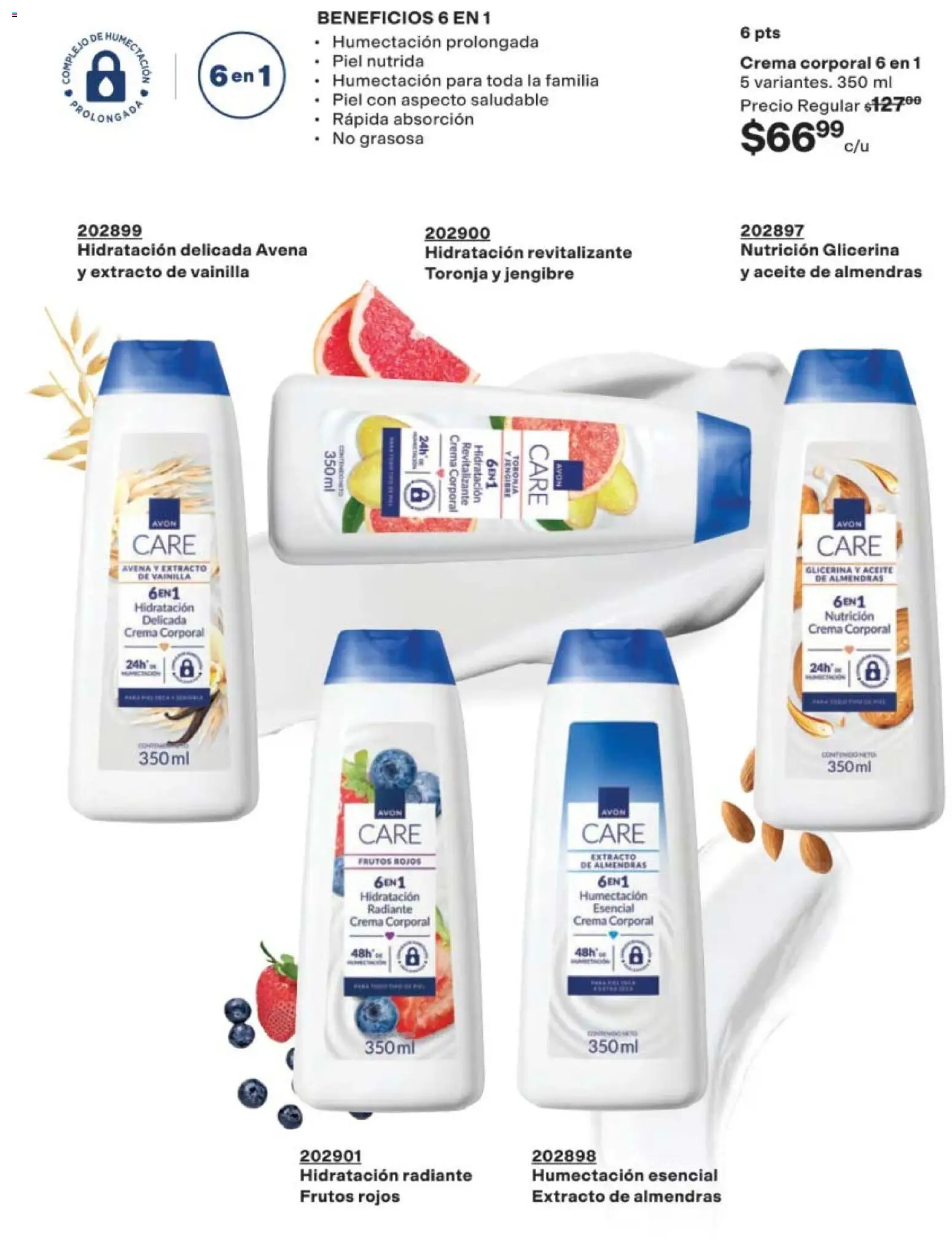 Nuevas ofertas de AVON válidas en toda la República Mexicana desde el 02.04.2026. ¡Encuentra las mejores ofertas en AVON campaña 6 2026! | Página: 197 | Productos: Almendras, Crema, Aceite, Radiante