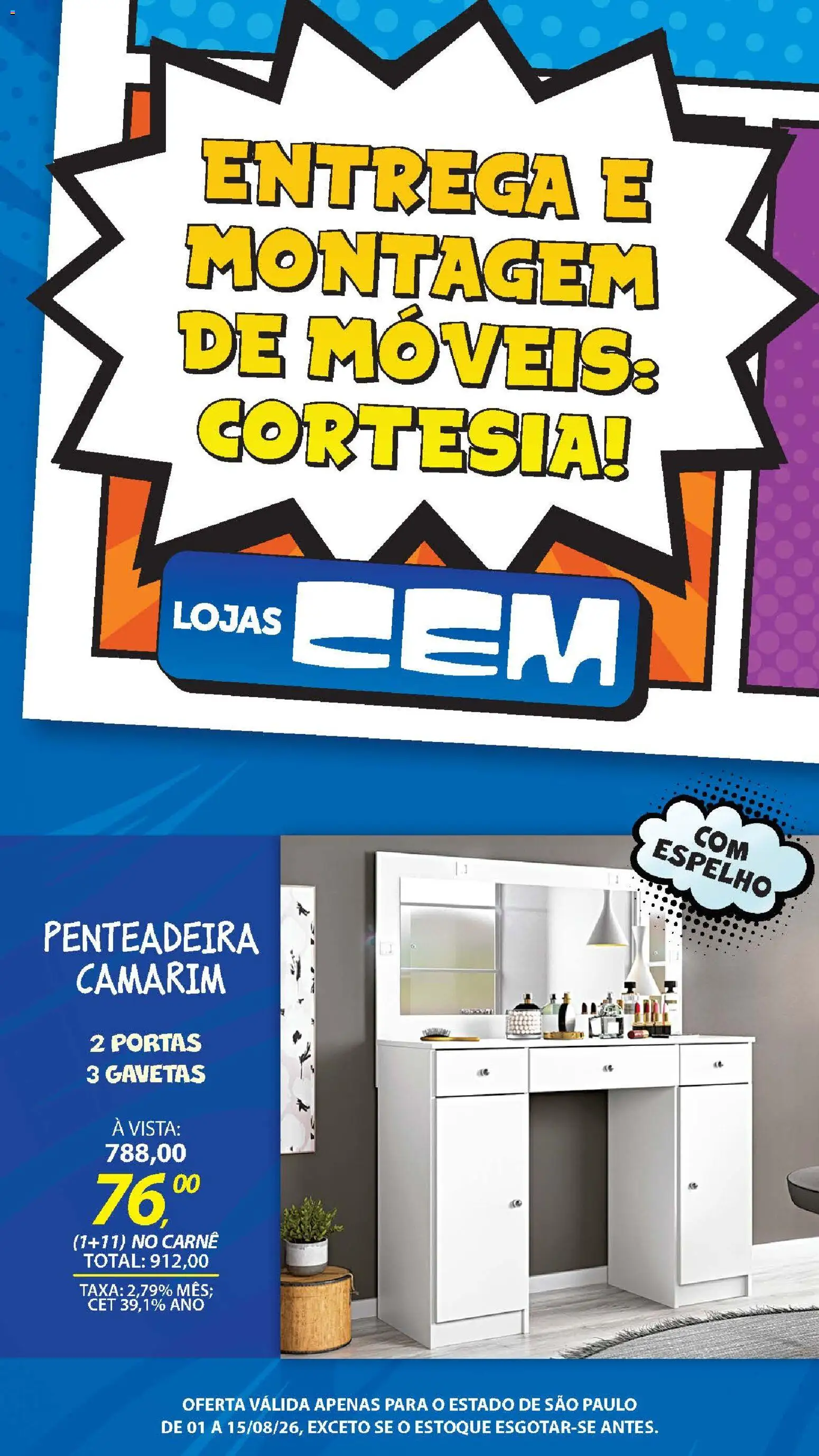 Lojas Cem Folheto - válido de 01/08/2026 | Página: 108