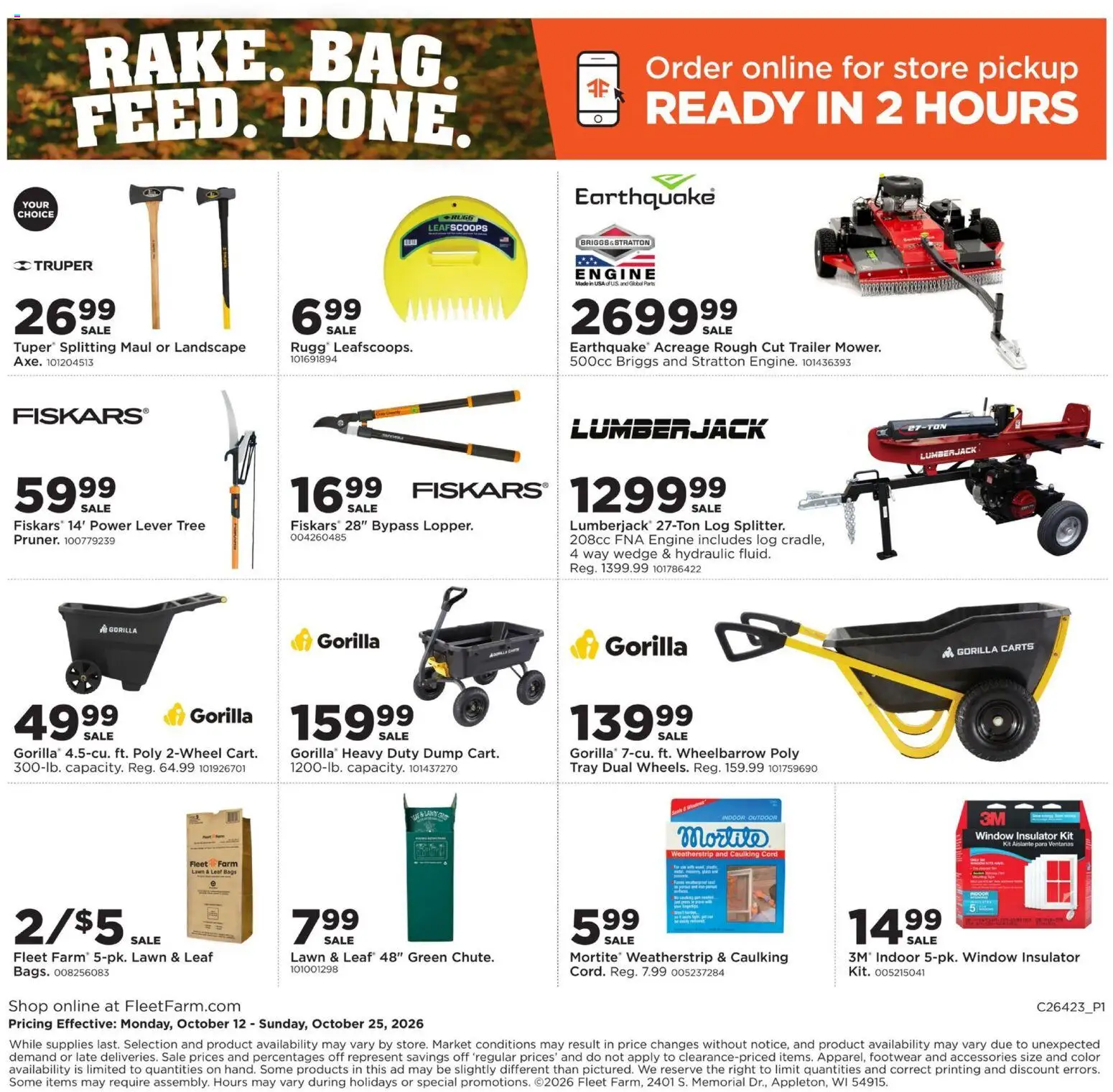 Mills Fleet Farm Ad - valid from 10/12/2026 | Page: 4