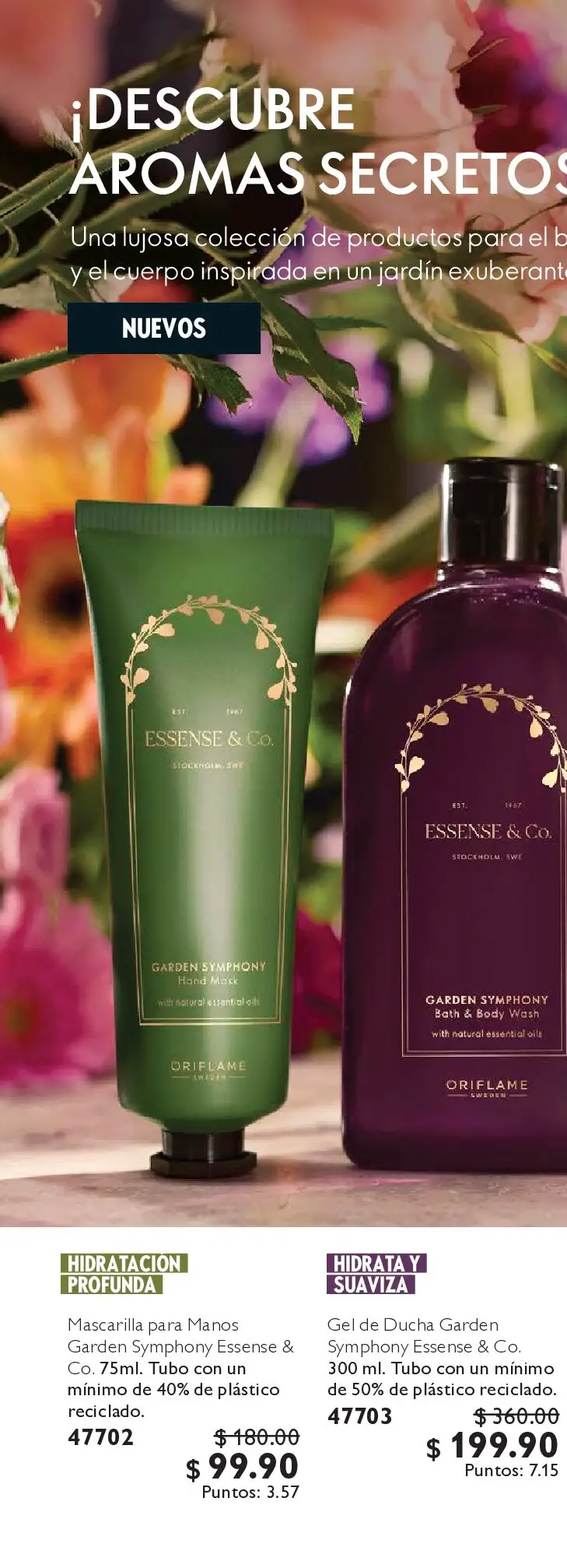 Nuevas ofertas de Oriflame válidas en toda la República Mexicana desde el 09.05.2026. ¡Encuentra las mejores ofertas en Oriflame campaña 7 2026! | Página: 204 | Productos: Body, Mascarilla, Gel de ducha