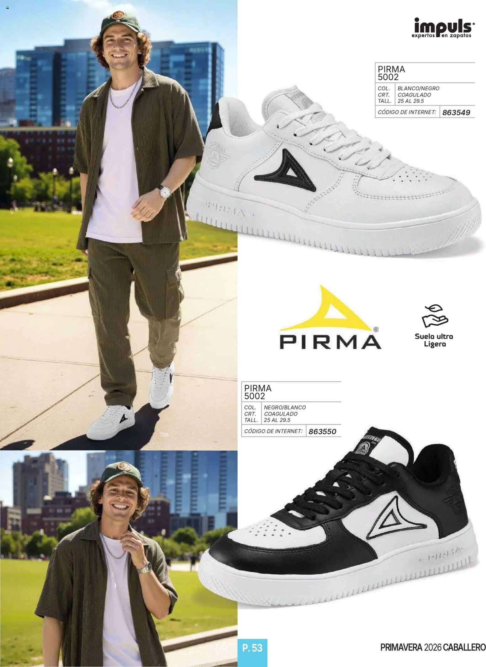 Nuevas ofertas de Impuls válidas en toda la República Mexicana desde el 01.01.2026. ¡Encuentra las mejores ofertas en Impuls catálogo Caballero! | Página: 55 | Productos: Zapatos