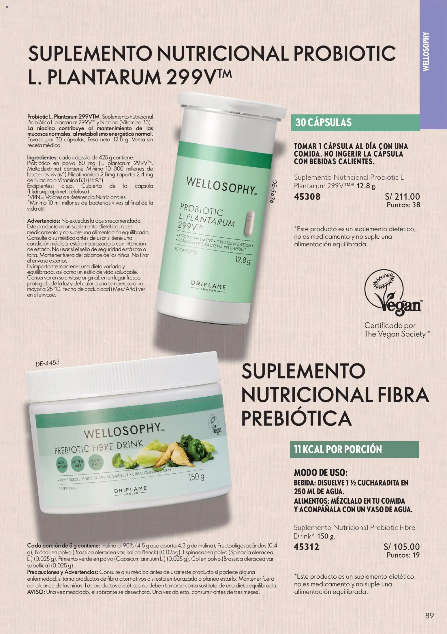 Catálogo Oriflame válido desde 01/08/2026 | Página: 89 | Productos: Peso, Polvo