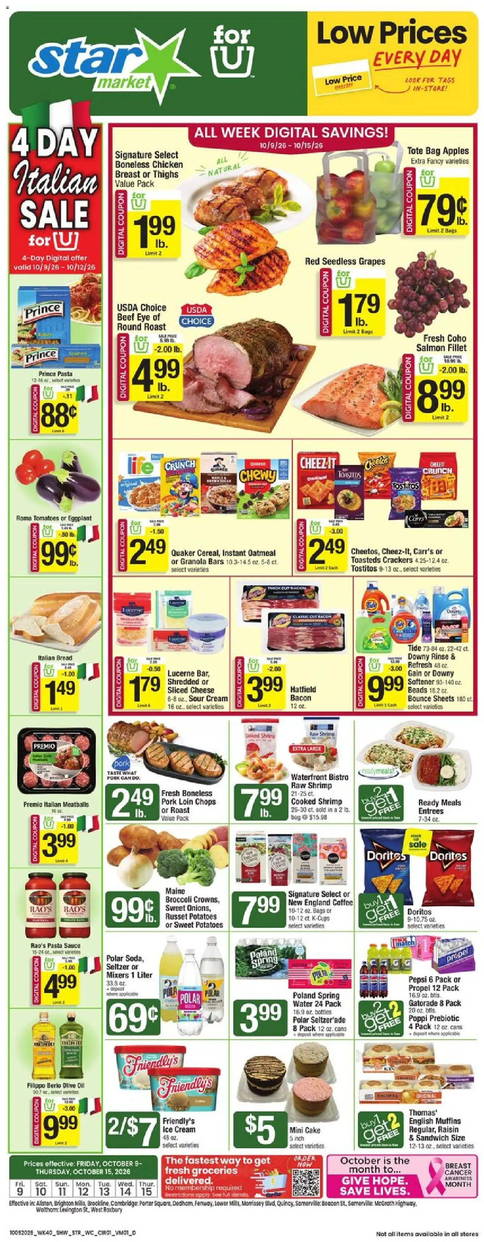 Star Market Weekly Ad - valid from 10/09/2026 | Page: 1