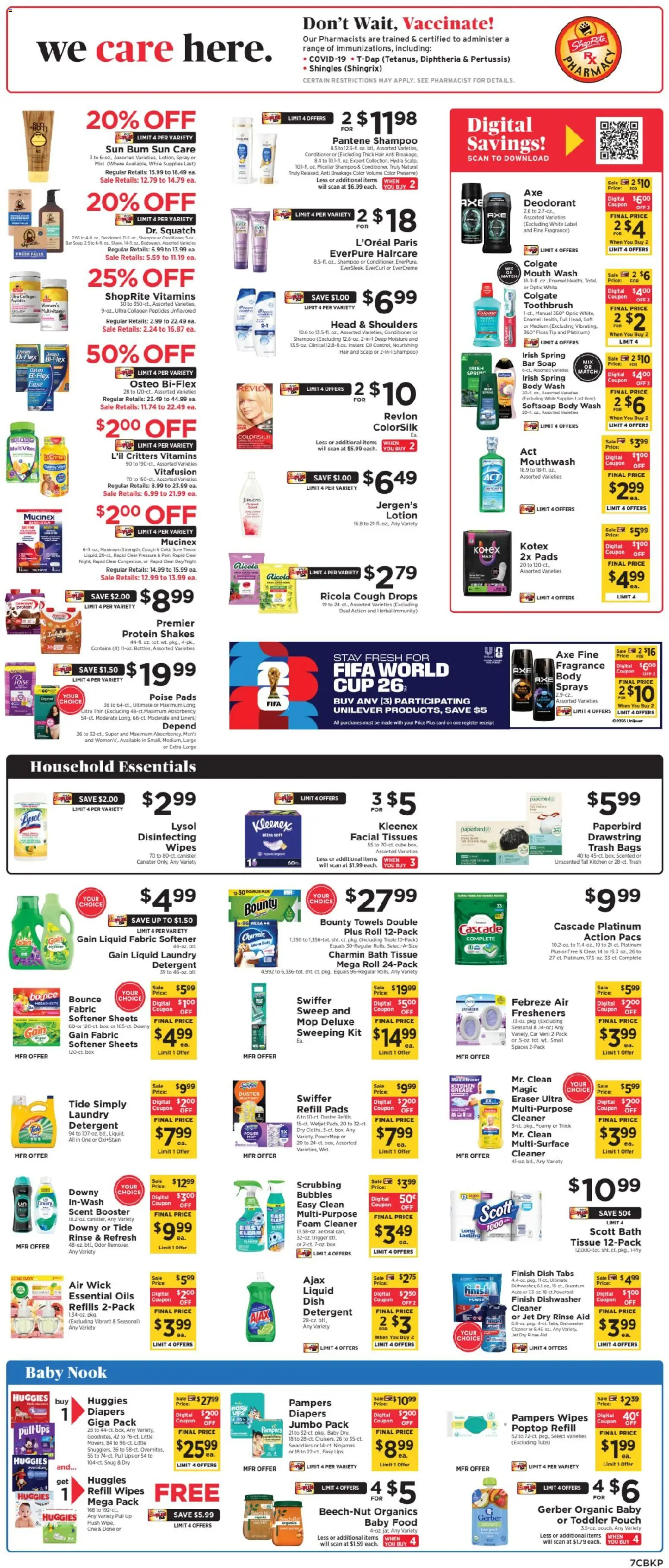 ShopRite Weekly Ad - valid from 14.06.2026 | Page: 8 | Products: Shampoo, Soap, Detergent, Baby food