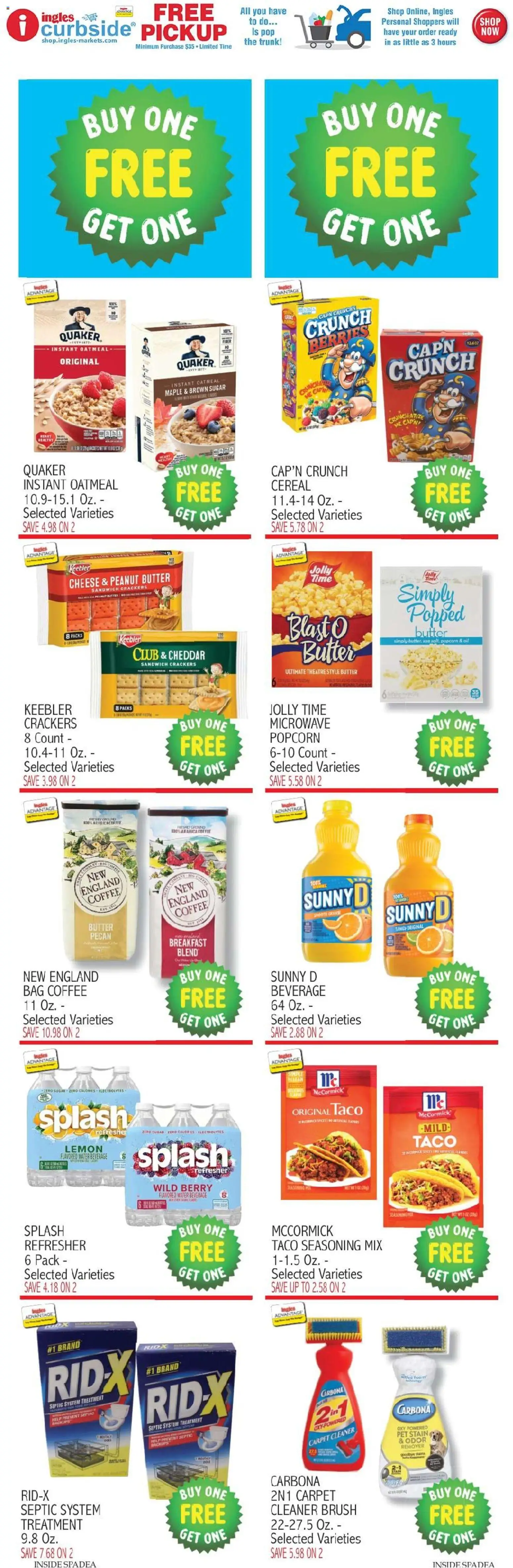 Ingles Weekly Ad - valid from 06.05.2026 | Page: 10 | Products: Berries, Cheese, Coffee, Water