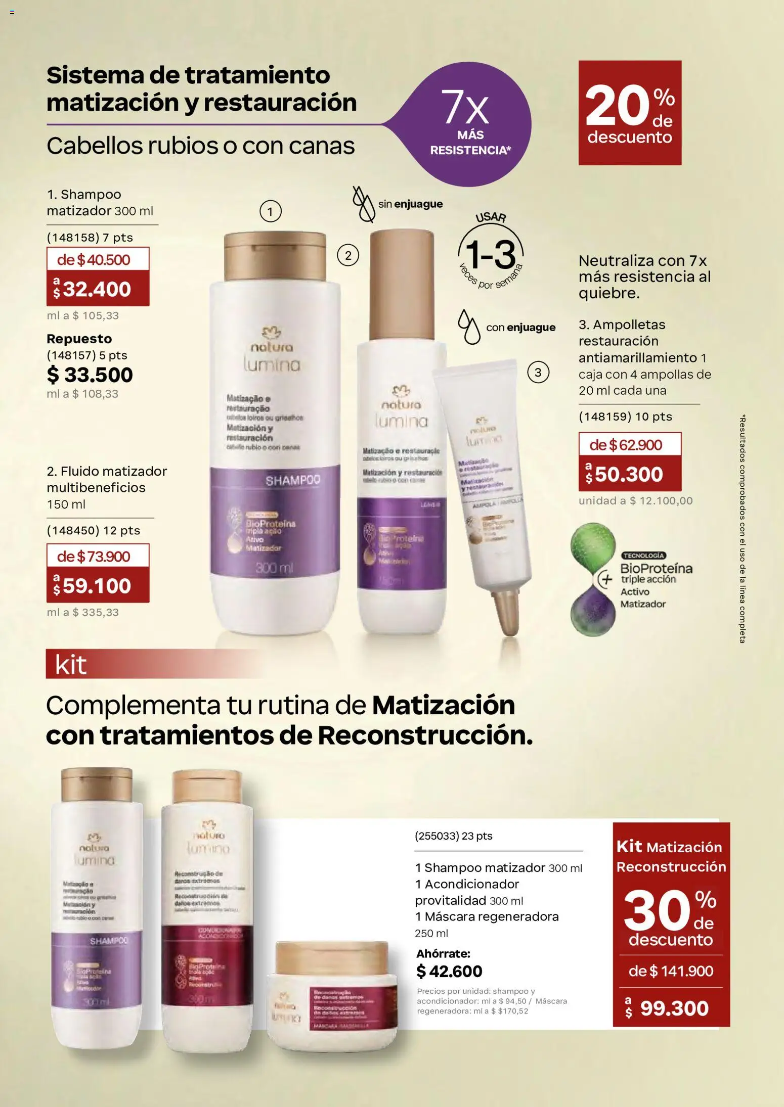 Natura revista - valida desde el 29.04.2026 | Página: 139 | Productos: Shampoo, Caja, Máscara, Acondicionador