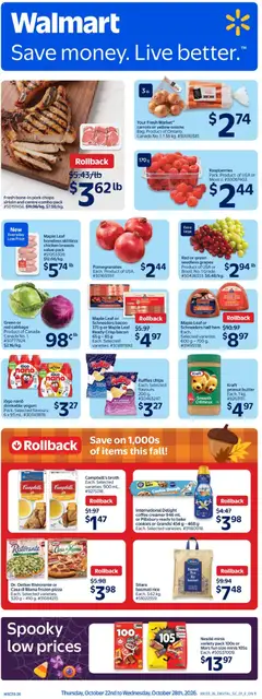 Preview of Walmart weekly flyer from shop Walmart valid from Oct 22, 2026
