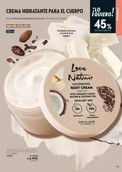 Oriflame Catálogo válido desde el 30.05.2026 | Página: 109 | Productos: Cacao, Body, Manteca, Aceite
