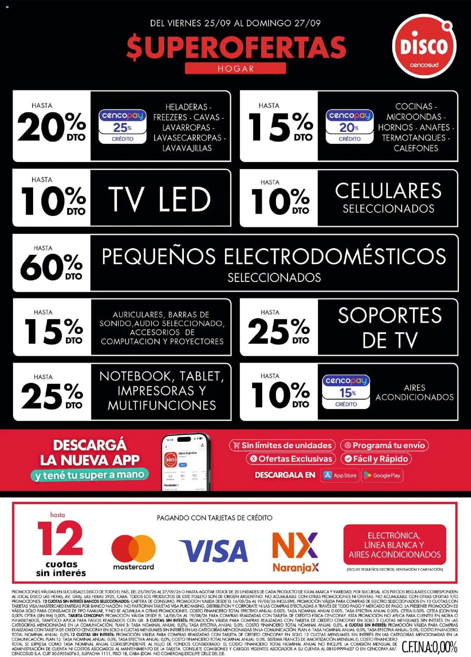 Disco Viernes 25 de Septiembre Precios Rebajados