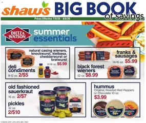 Preview of Shaw's weekly ads valid from 07/08/2026