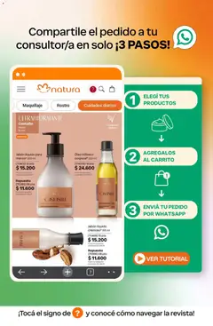 Vista previa Catálogo Natura Ciclo 7 válido desde el 06.05.2026 | Página: 2 | Productos: Aceite, Maquillaje, Jabón líquido, Jabón