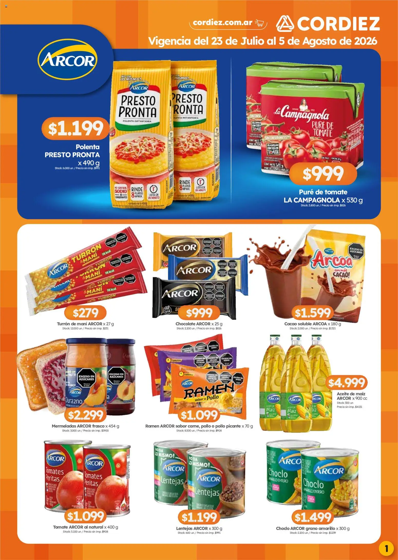 Cordiez ofertas (23/07/2026 catalogue cover