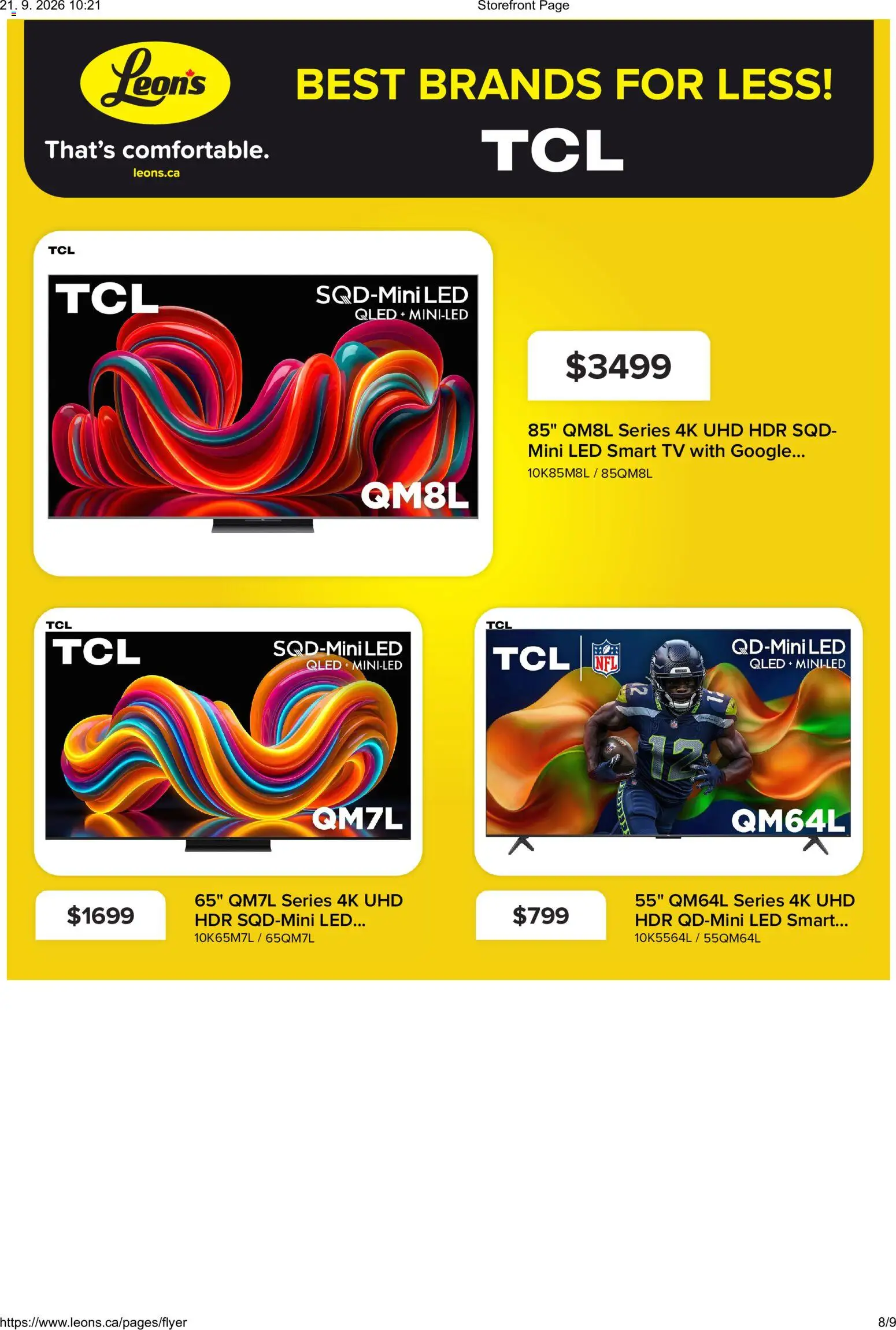 Leon's flyer valid from Sep 17, 2026 | Page: 8