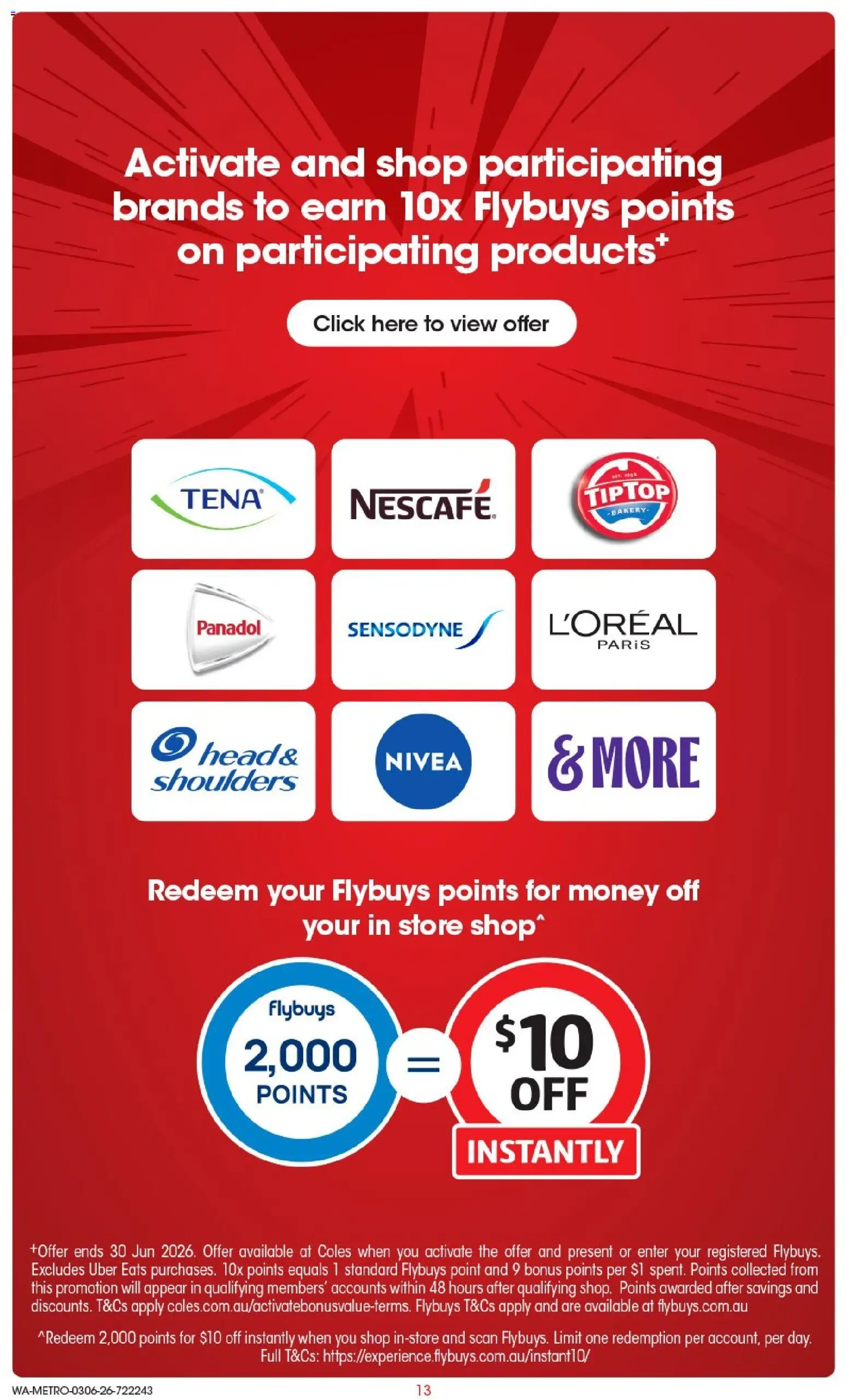 Coles catalogue - valid from 03.06.2026 | Page: 13 | Products: Bakery