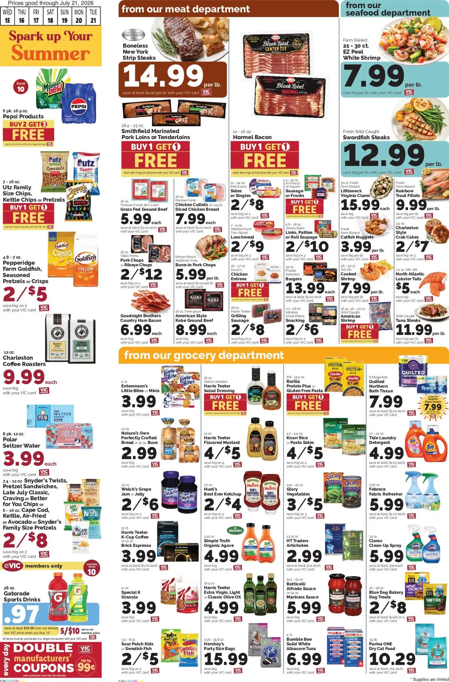 Harris Teeter Weekly Ad - valid from 07/15/2026 | Page: 5 | Products: Rice, Chips, Ketchup, Avocado