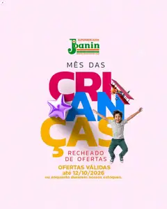 Supermercados Joanin ofertas Dia das Crianças - Pré-Visualização do folheto da loja Supermercados Joanin, válido de 08/10/2026
