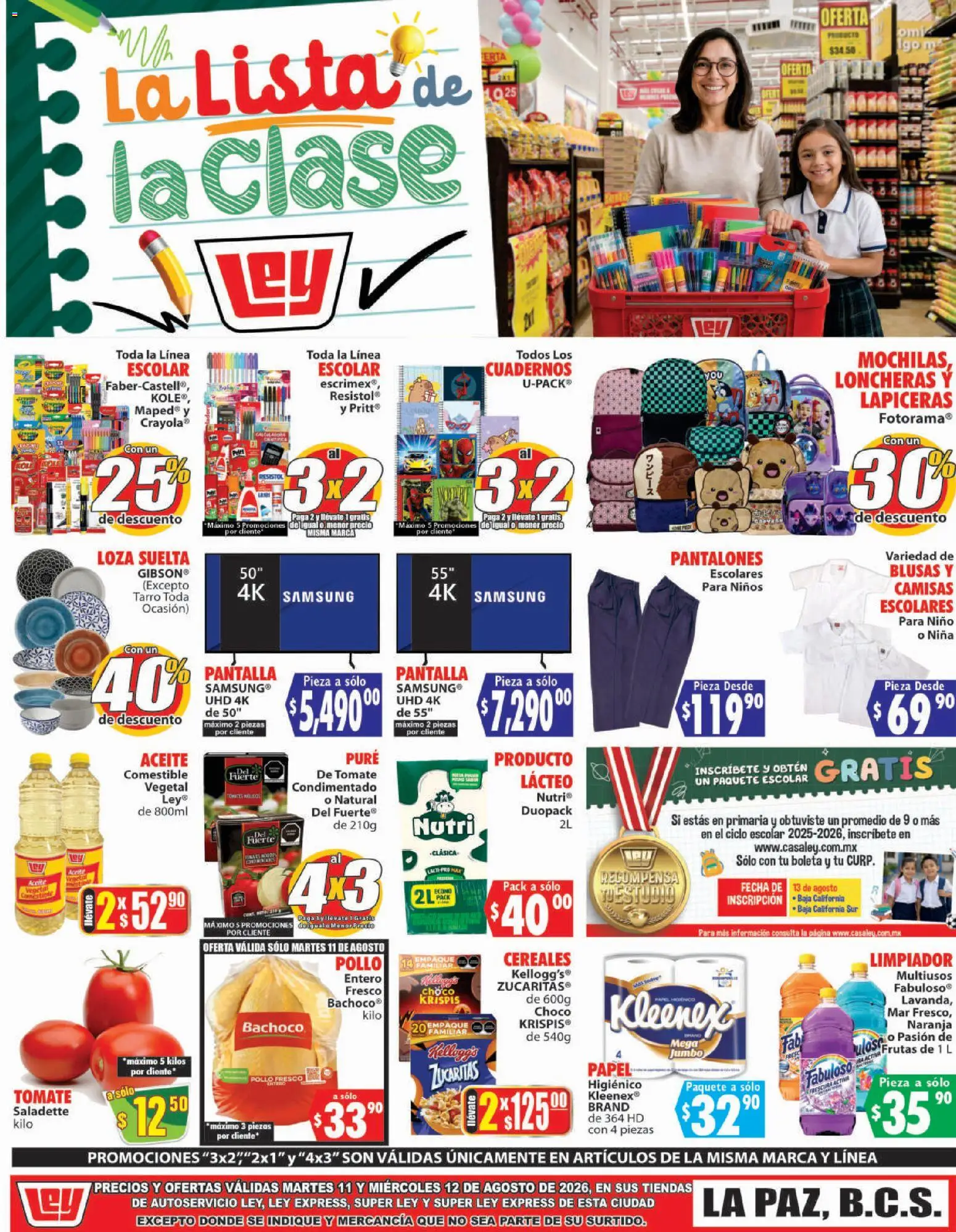 Nuevas ofertas de Casa Ley válidas en toda la República Mexicana desde el 11/08/2026. ¡Encuentra las mejores ofertas en Casa Ley folleto Autoservicio! | Página: 2 | Productos: Aceite, Limpiador, Cuadernos, Puré