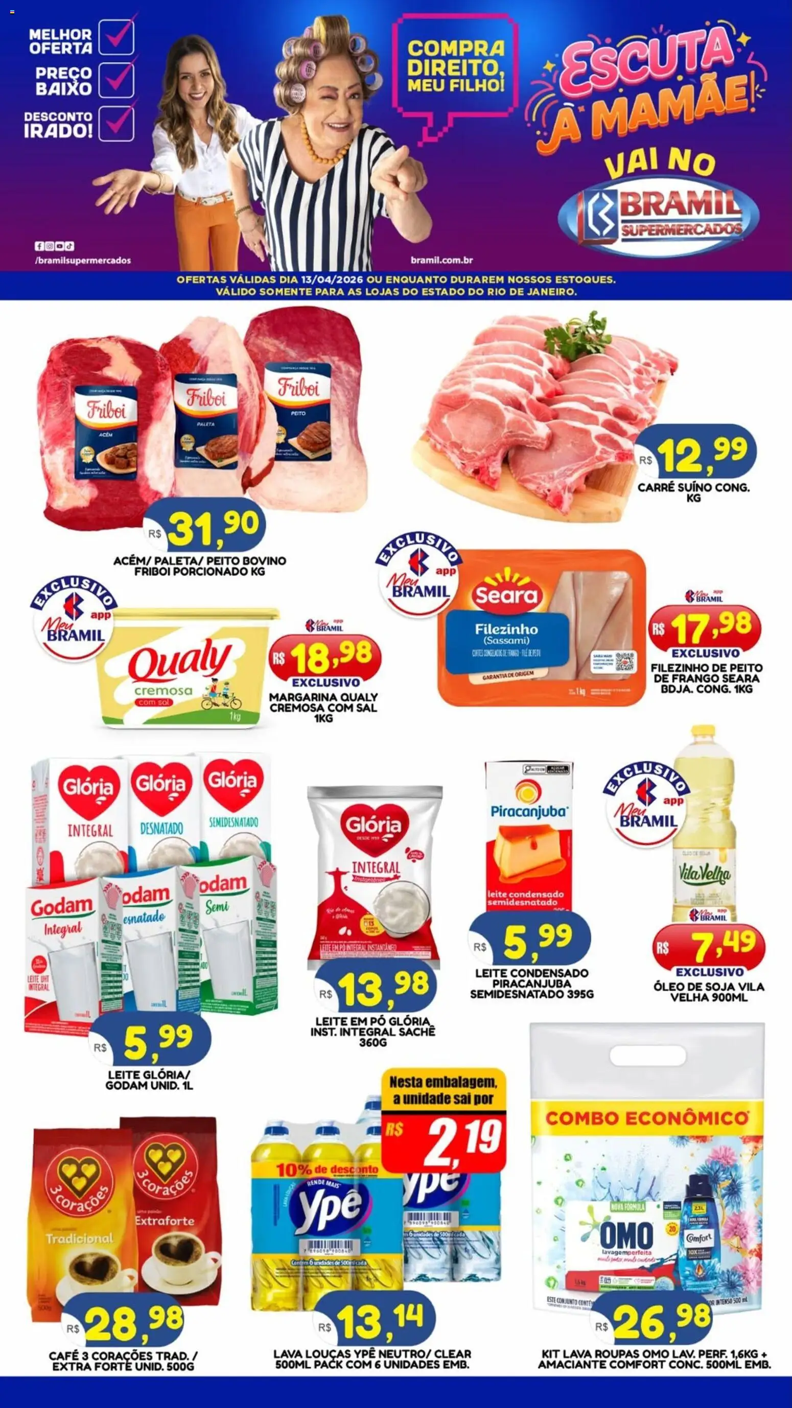 Bramil Supermercados Folheto - válido de 13.04.2026 | Página: 1