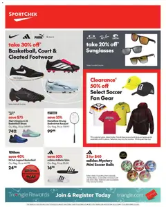 Preview of Sport Chek flyer / circulaire from shop Sport Chek valid from Aug 20, 2026 | Page: 6 | Products: Fan, Shoes