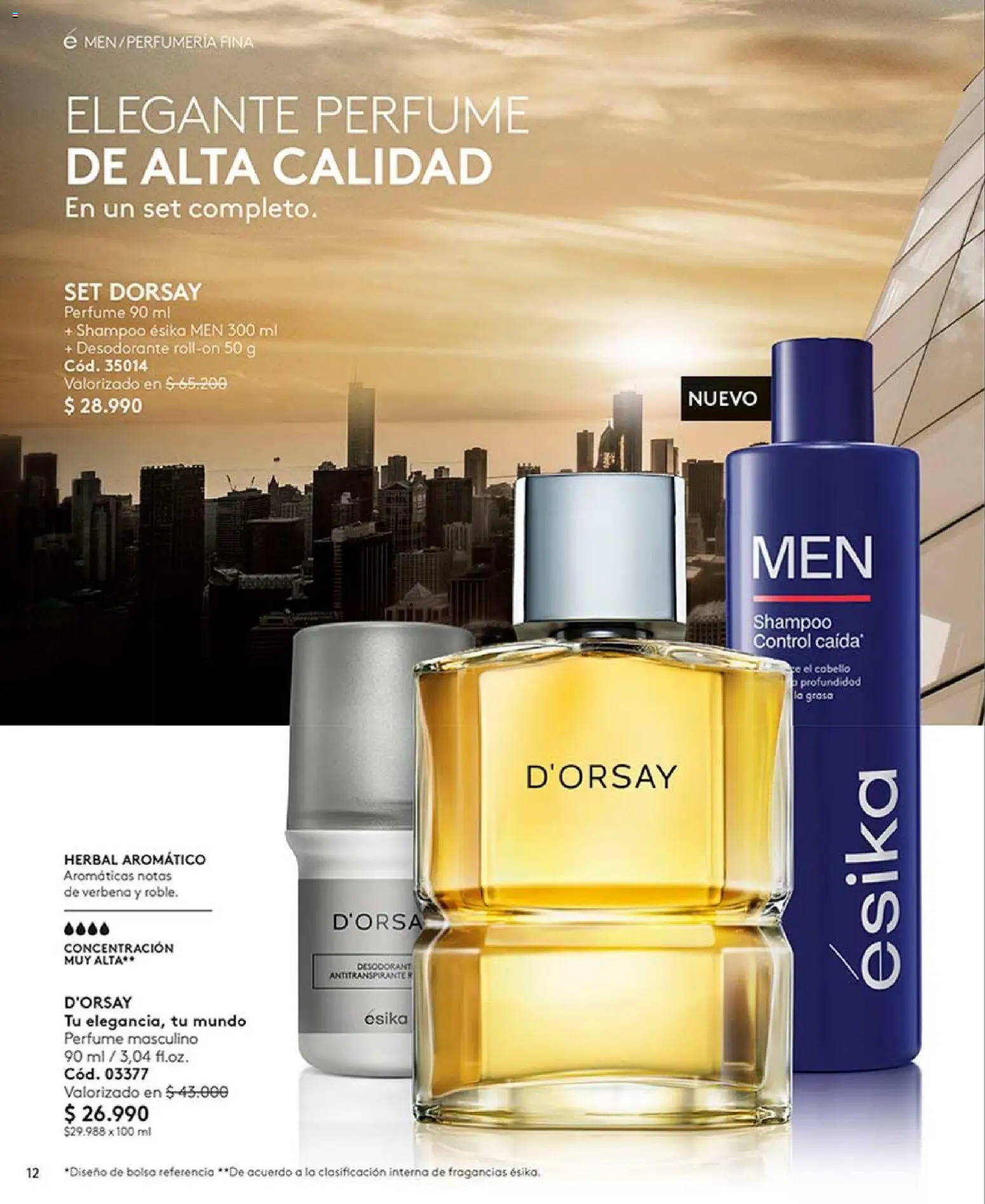 Catálogo Ésika Campaña 11 │ válido desde el 15.06.2026 | Página: 12 | Productos: Perfume, Desodorante, Shampoo, Bolso