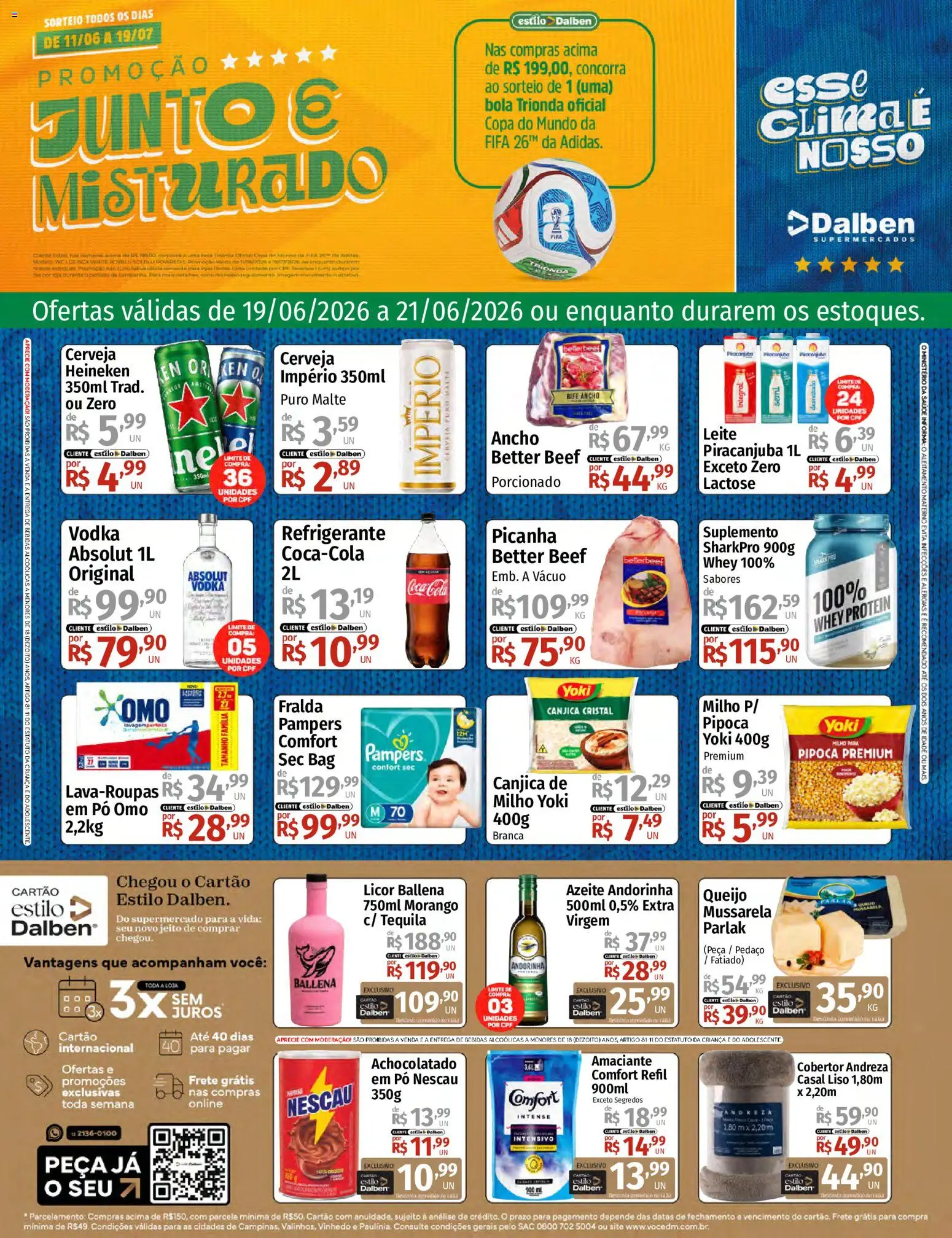 Supermercado Dalben Folheto - válido de 19.06.2026 | Página: 1