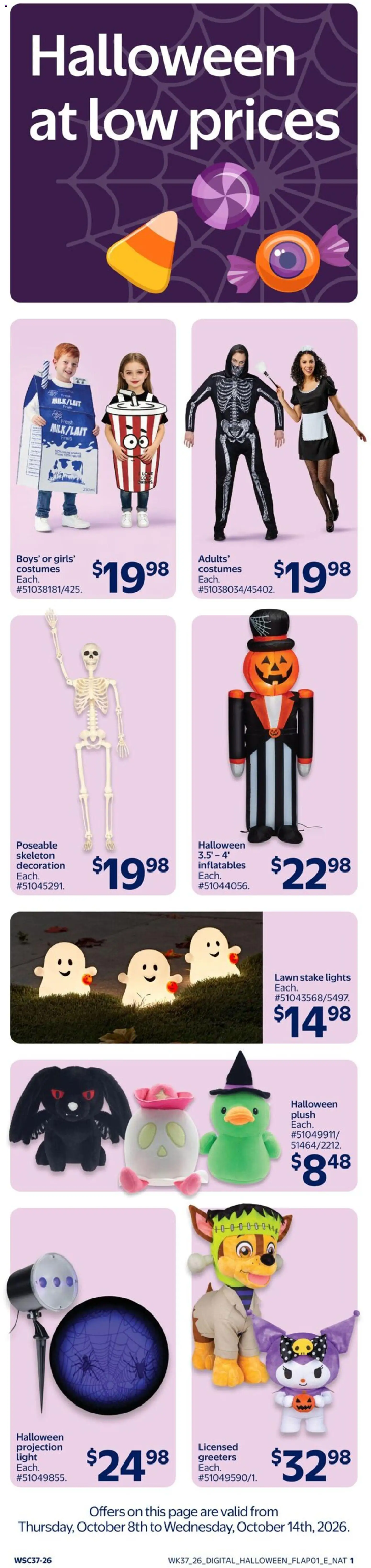 Walmart flyer valid from Oct 8, 2026 | Page: 4