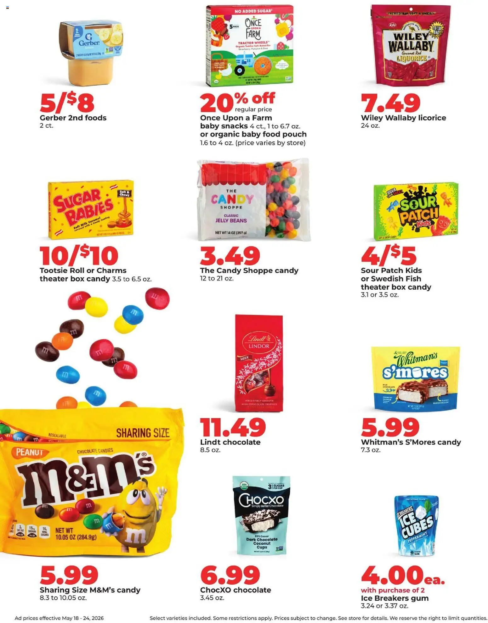 HyVee Weekly Ad - valid from 18.05.2026 | Page: 30 | Products: Box, Milk, Chocolate, Baby food