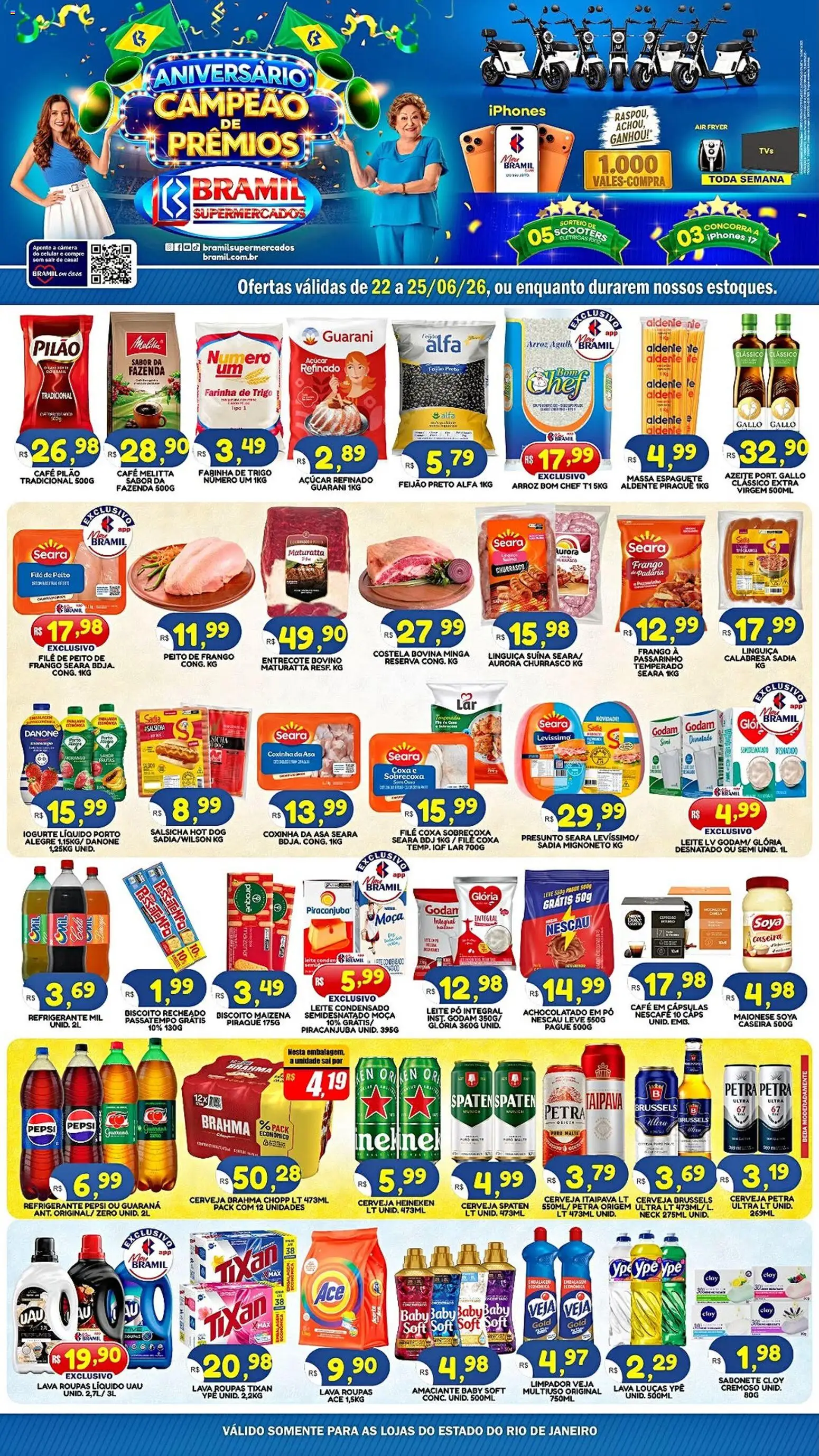 Bramil Supermercados Folheto - válido de 22/06/2026 | Página: 1