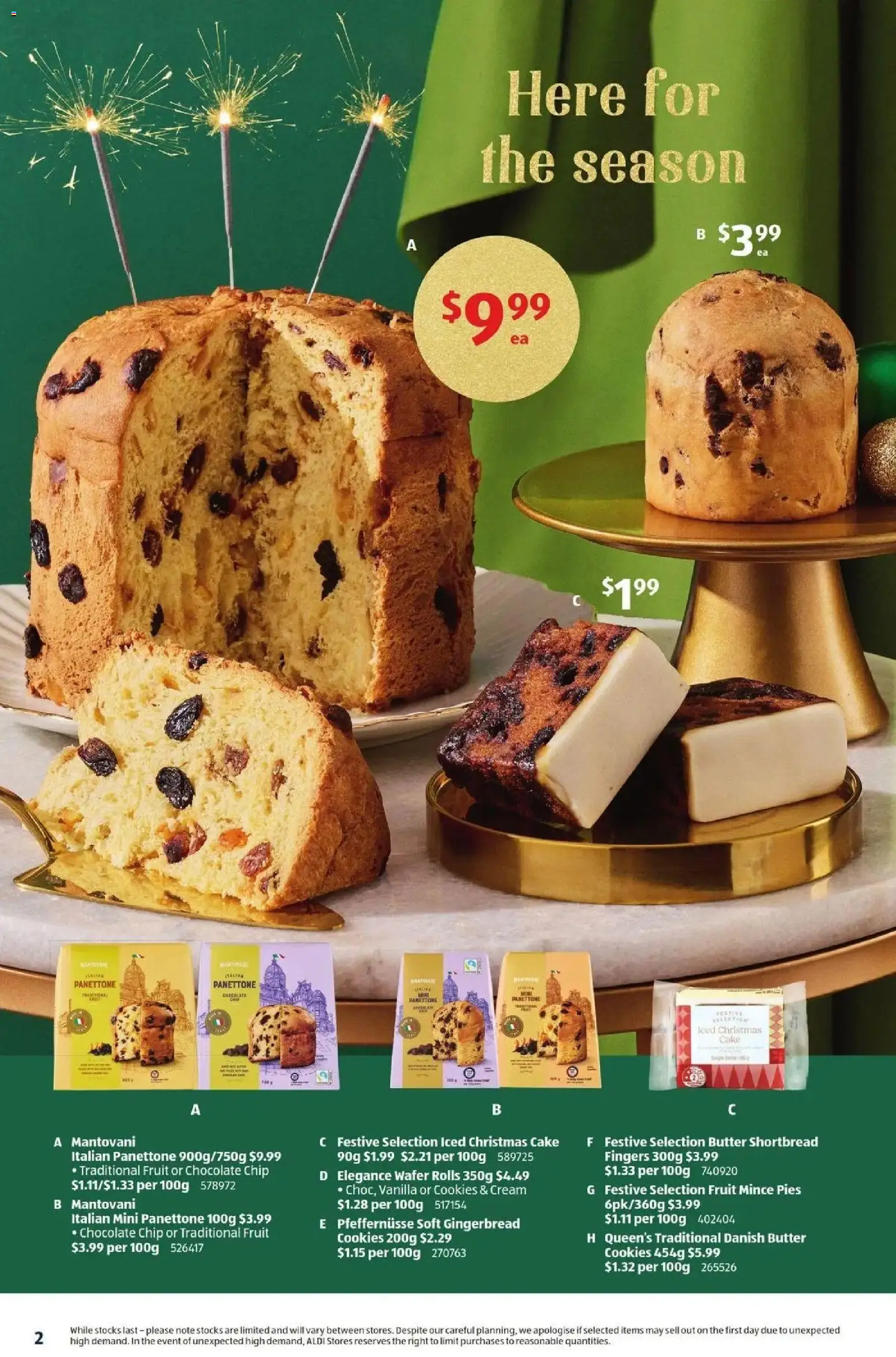 Aldi catalogue - valid from 30/09/2026 | Page: 2 | Products: Gingerbread, Cream, Cake, Fruit