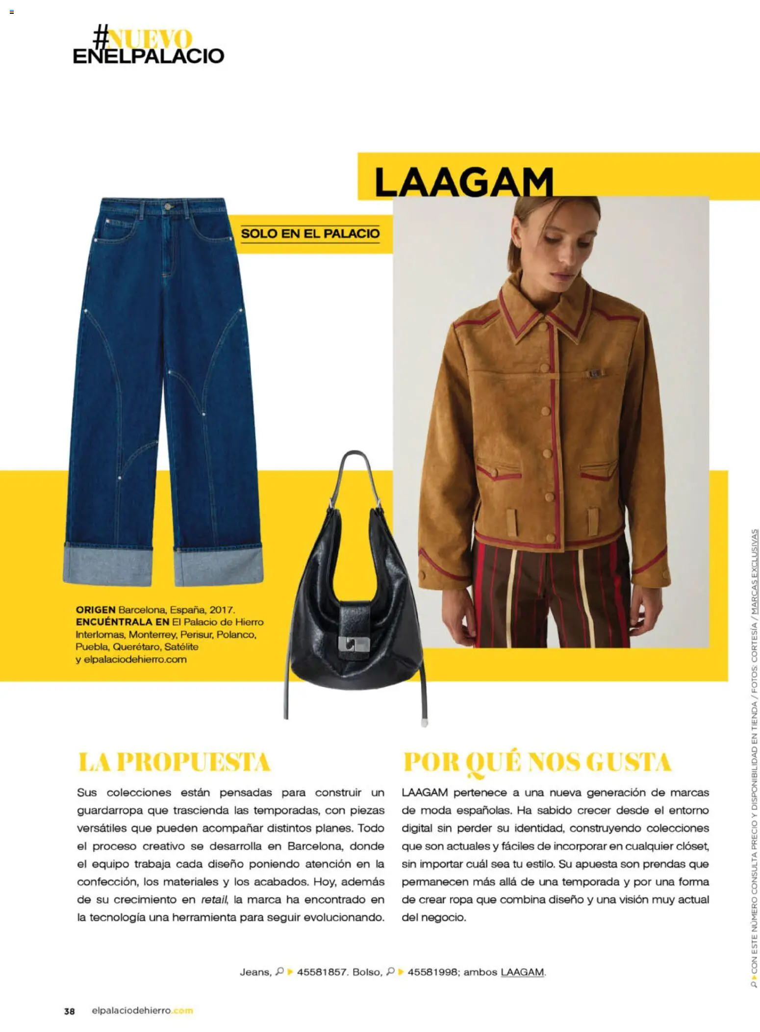 Nuevas ofertas de Palacio De Hierro válidas en toda la República Mexicana desde el 01/09/2026. ¡Encuentra las mejores ofertas en Palacio De Hierro catálogo La Gaceta! | Página: 40 | Productos: Ropa, Guardarropa, Satélite