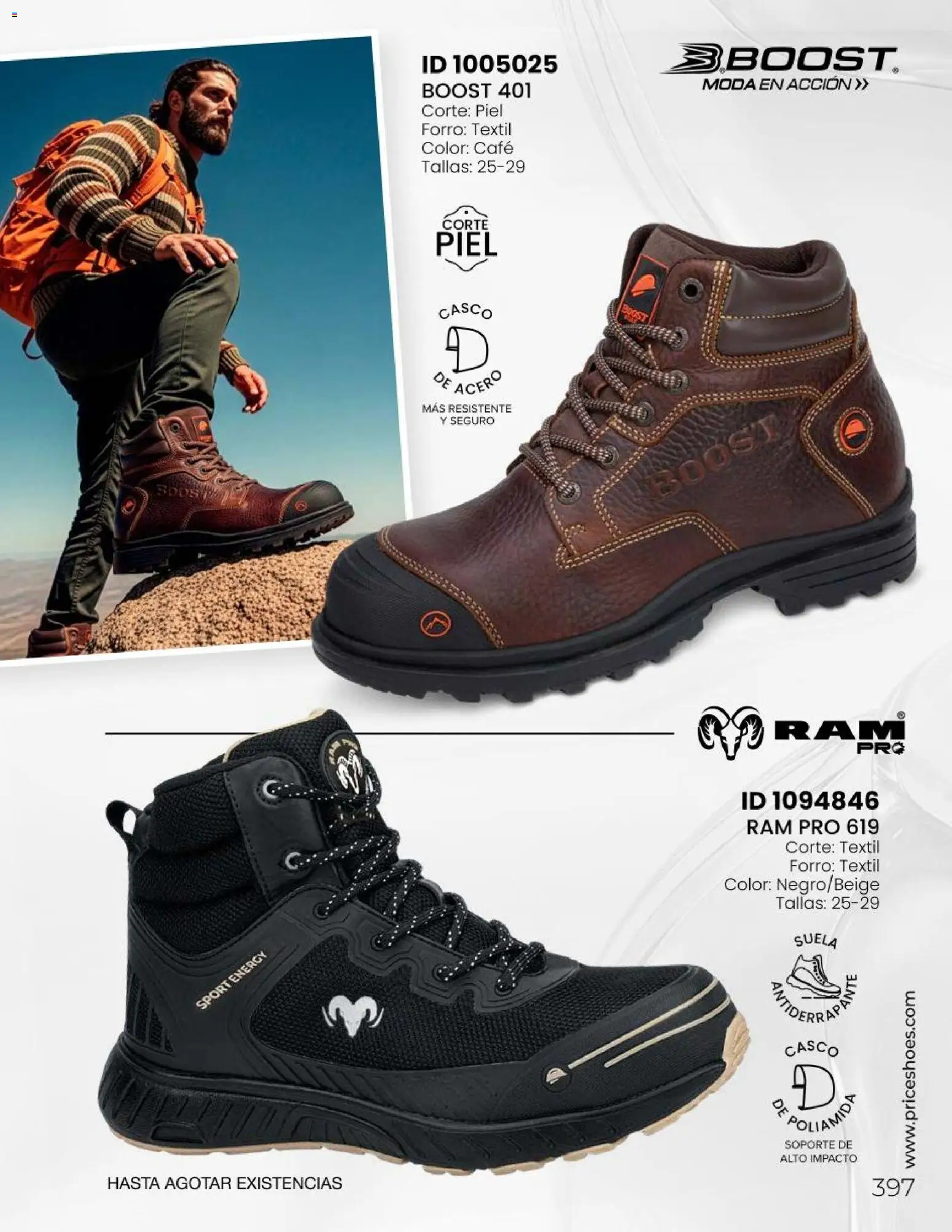 Nuevas ofertas de Price Shoes válidas en toda la República Mexicana desde el 06.05.2026. ¡Encuentra las mejores ofertas en Price Shoes catálogo Todo en uno! | Página: 397 | Productos: Café