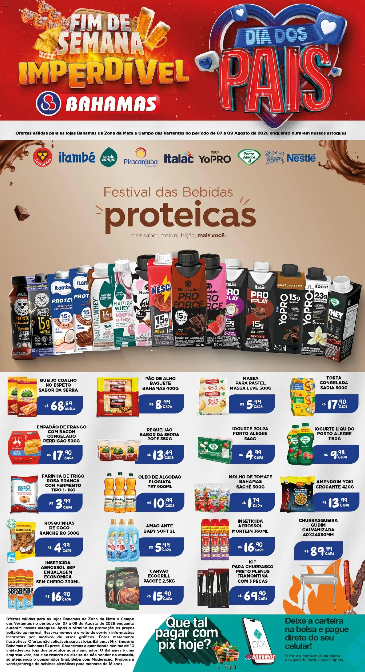 Bahamas Supermercados Folheto - válido de 07/08/2026 | Página: 2 | Produtos: Coco, Celular, Pao de alho, Batata