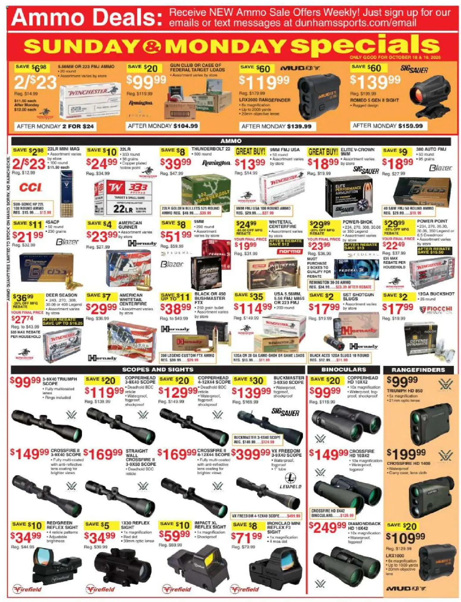 Dunham's Sports Weekly Ad - valid from 10/16/2026 | Page: 7