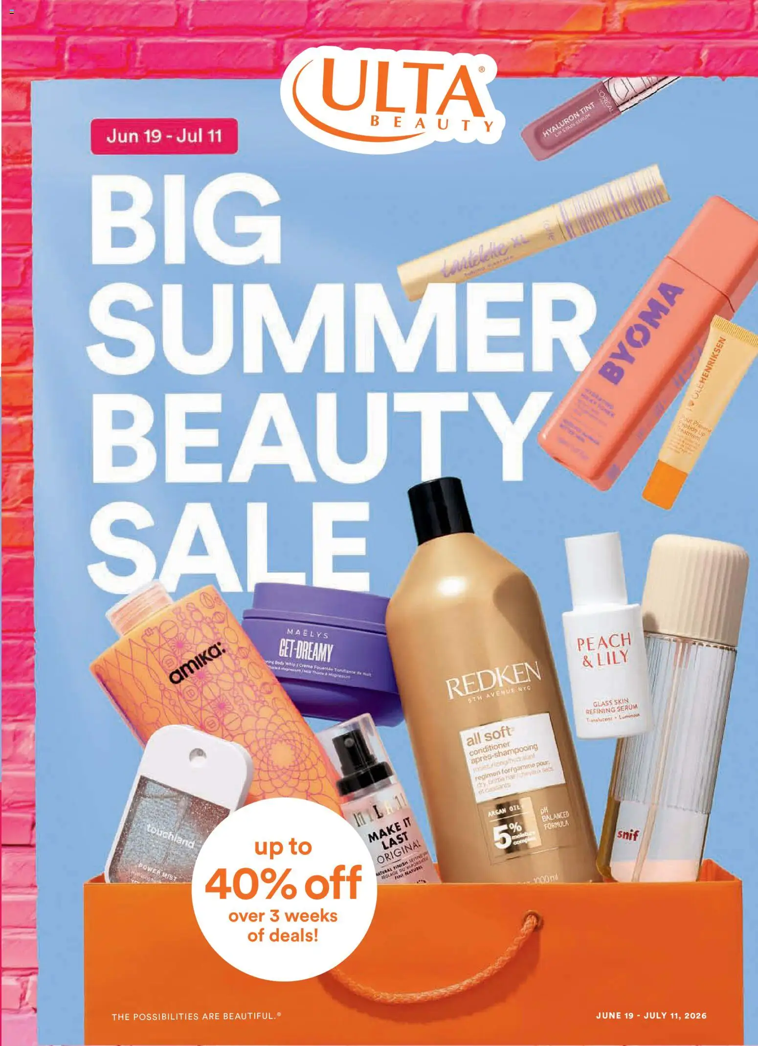 Ulta Beauty Weekly Ad - valid from 19.06.2026 | Page: 1