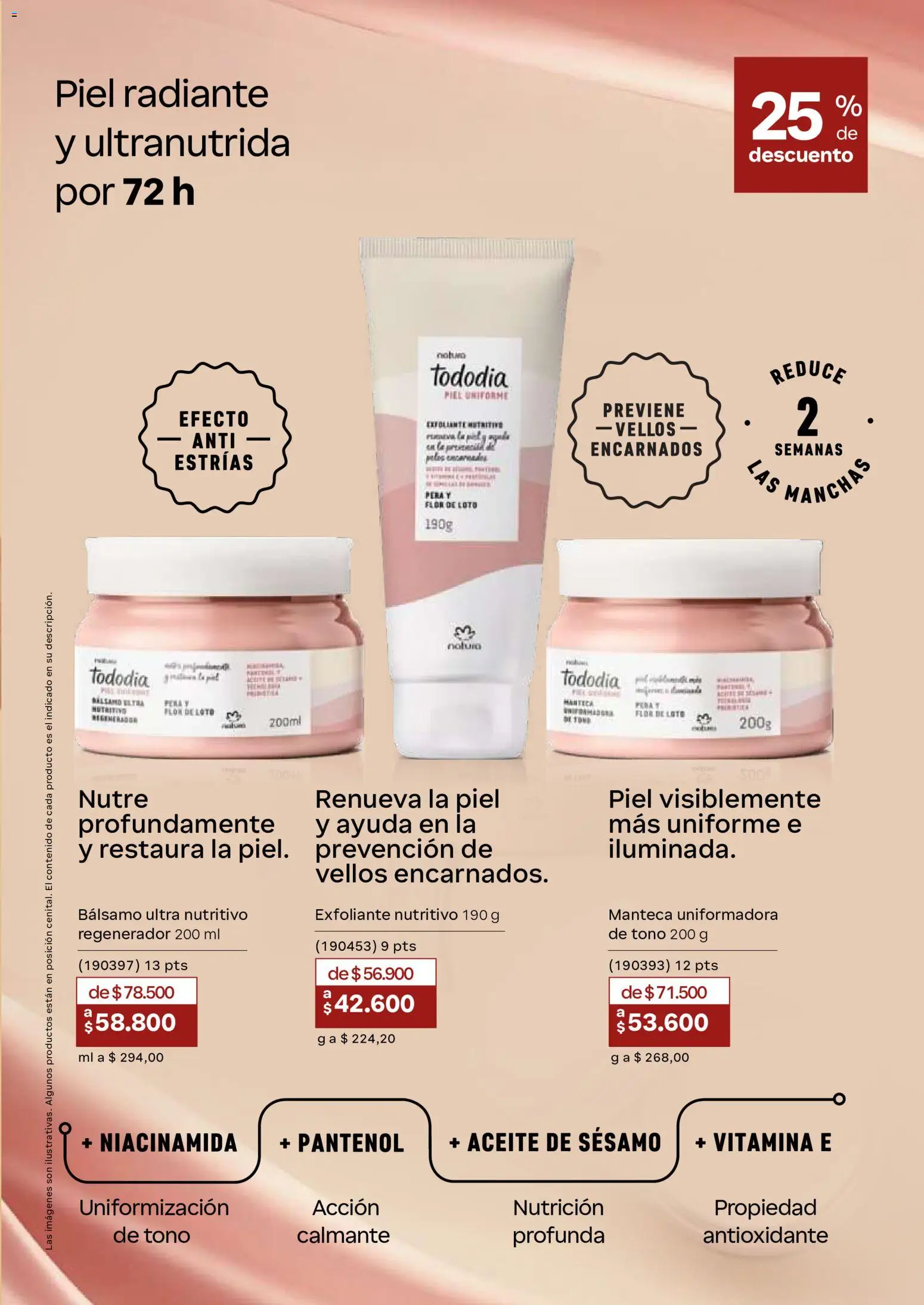Natura revista - valida desde el 02/09/2026 | Página: 105 | Productos: Sésamo, Loto, Manteca, Aceite