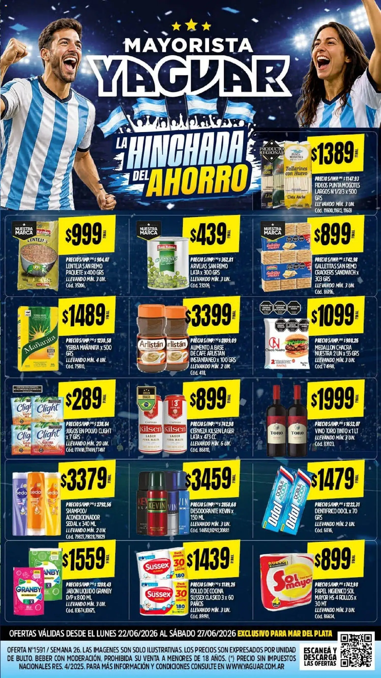 Yaguar - Oferta Semanal Mar del Plata │ válido desde el 22/06/2026 | Página: 2