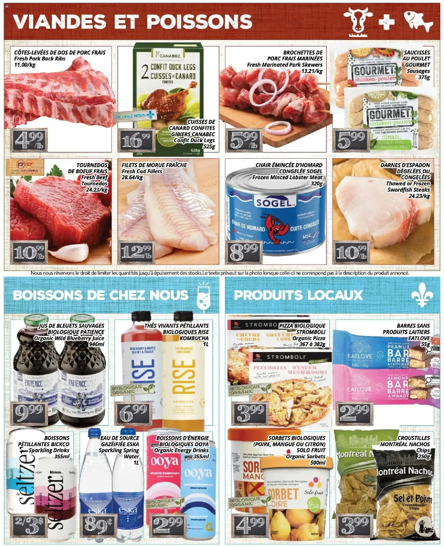 Pa Supermarché flyer valid from 08.06.2026 | Page: 3 | Products: Chips, Chair, Chocolate, Pork