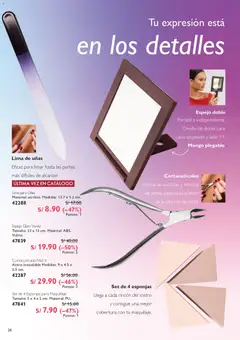 Vista previa de folleto Oriflame catálogo - Campaña 7 de la Oriflame válido desde 09.05.2026 | Página: 28 | Productos: Espejo, Maquillaje