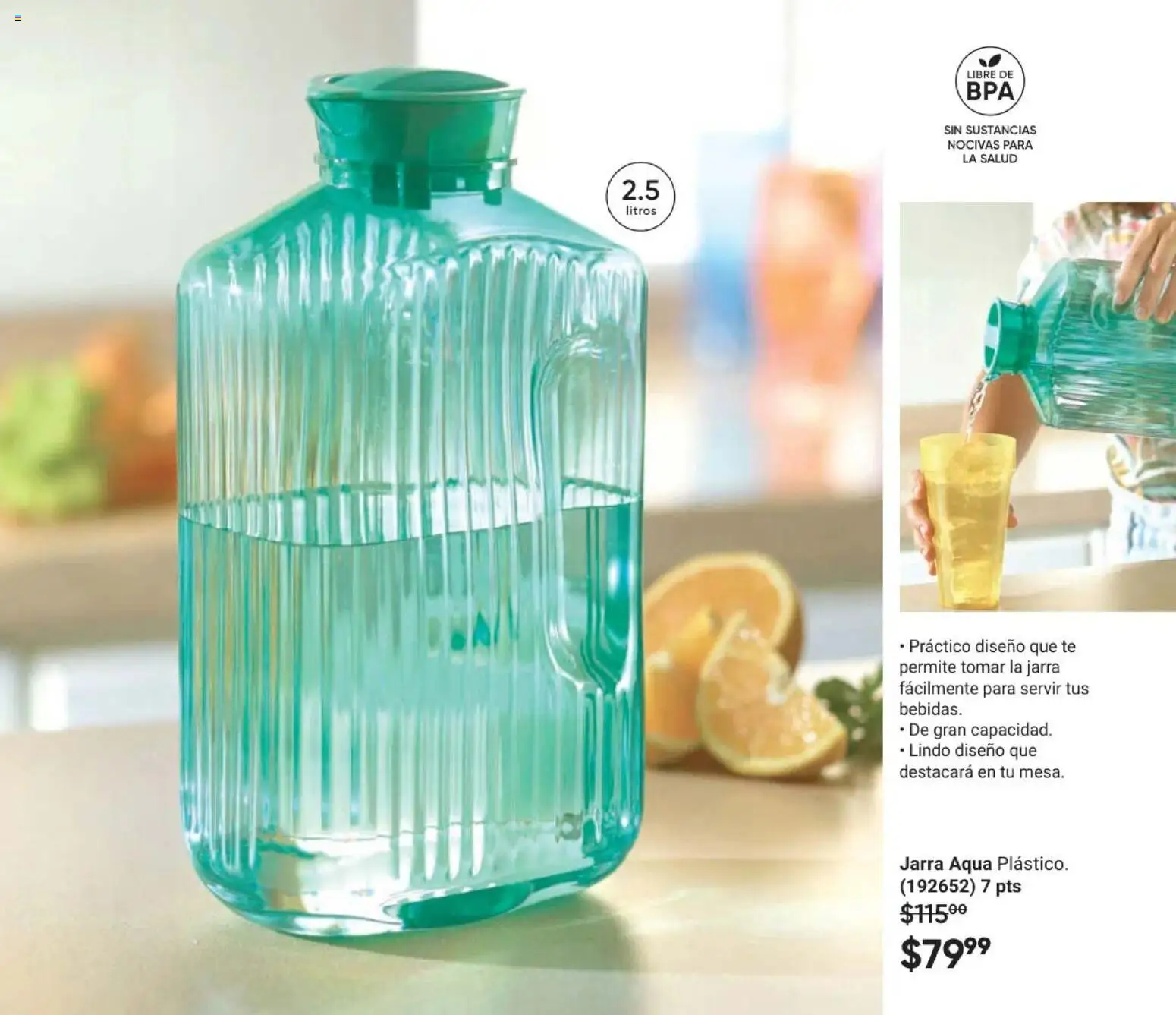 Nuevas ofertas de AVON válidas en toda la República Mexicana desde el 24.04.2026. ¡Encuentra las mejores ofertas en AVON Casa & Estilo 7 2026! | Página: 177 | Productos: Té, Jarra