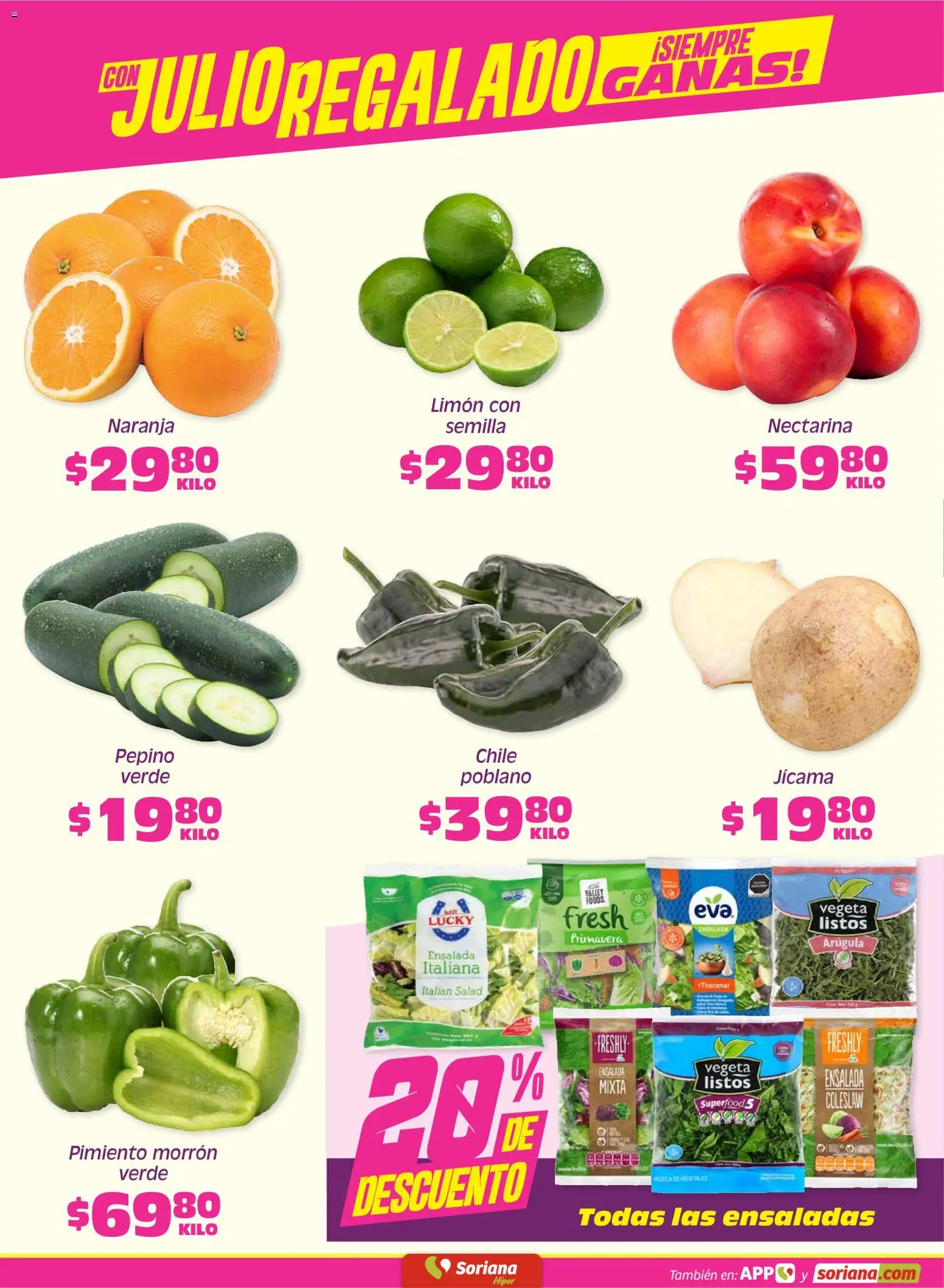 Nuevas ofertas de Soriana válidas en toda la República Mexicana desde el 19.06.2026. ¡Encuentra las mejores ofertas en Soriana Fin de Semana Híper: Chih, Delicias, Dur y Coah (excepto Saltillo)! | Página: 2