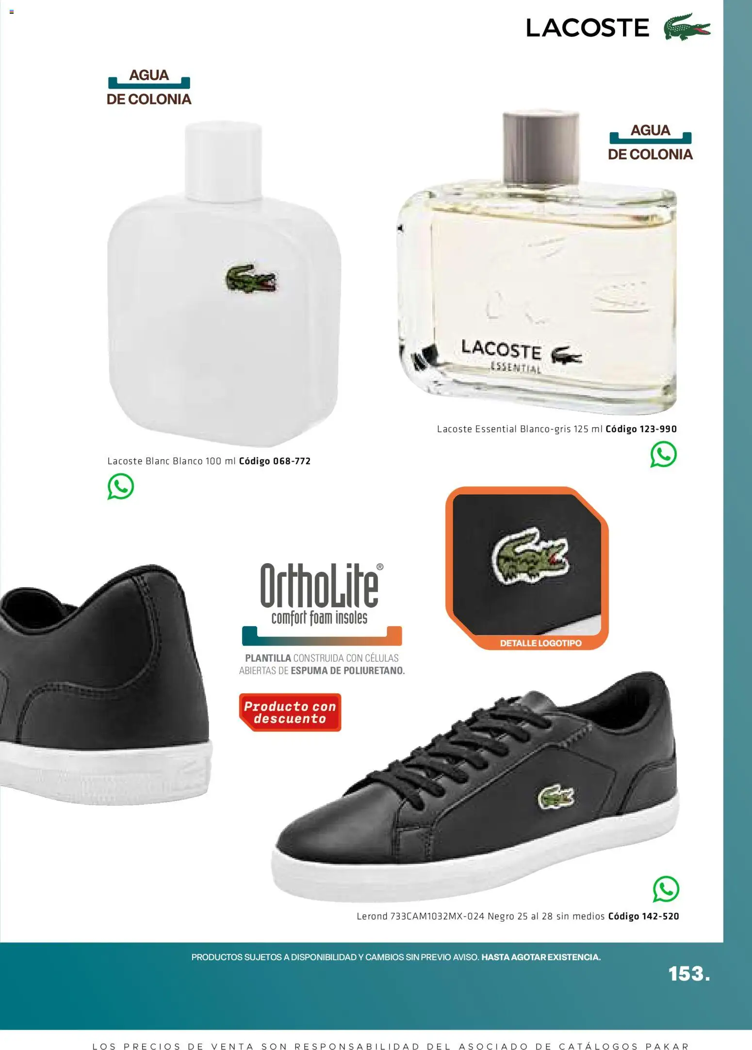 Nuevas ofertas de SC Pakar válidas en toda la República Mexicana desde el 28/08/2026. ¡Encuentra las mejores ofertas en SC Pakar catálogo Premium Men Tomo 2! | Página: 153 | Productos: Agua, Espuma