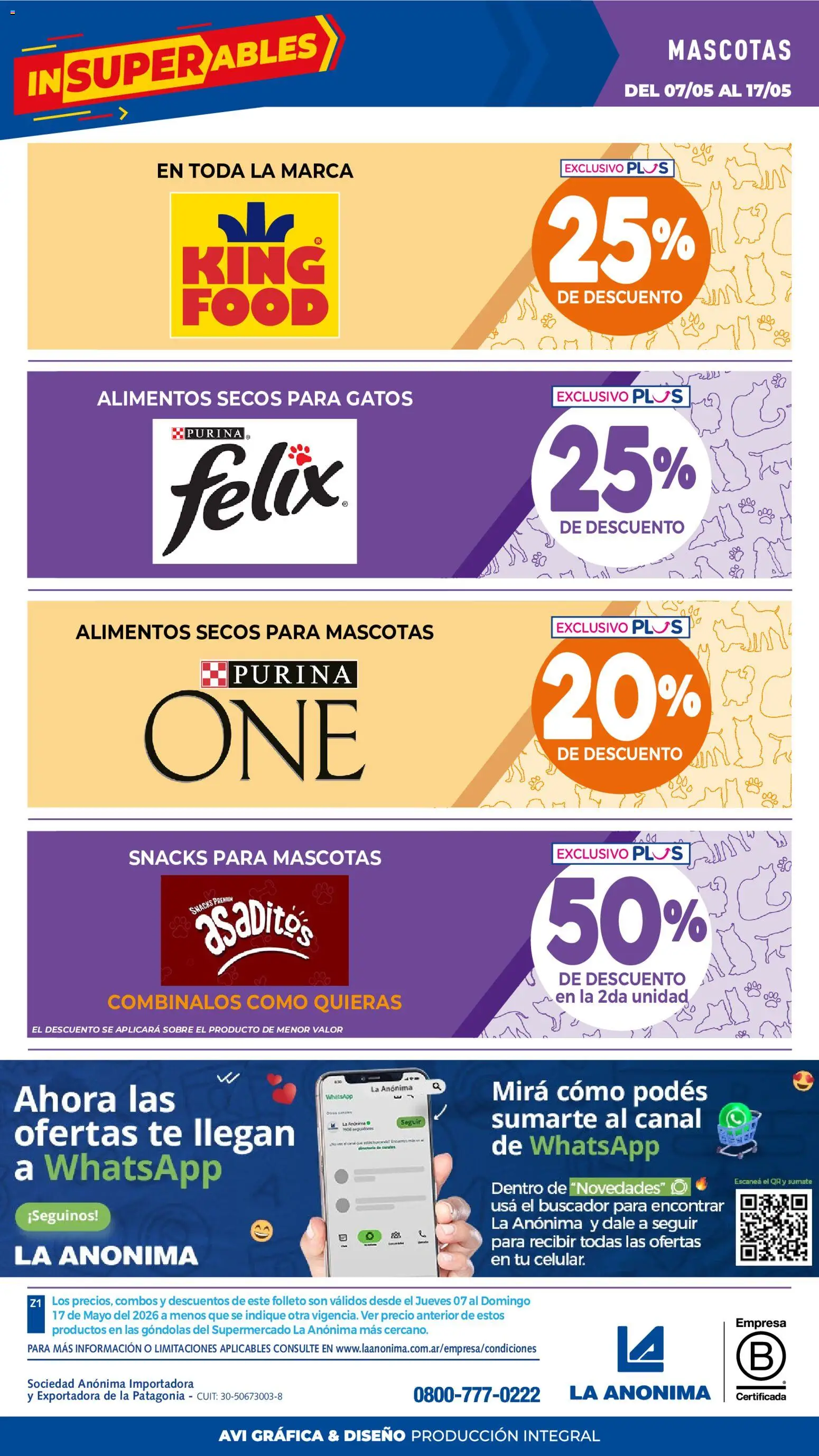 La Anonima catálogo │ válido desde el 07.05.2026 | Página: 39 | Productos: Sobre, Té