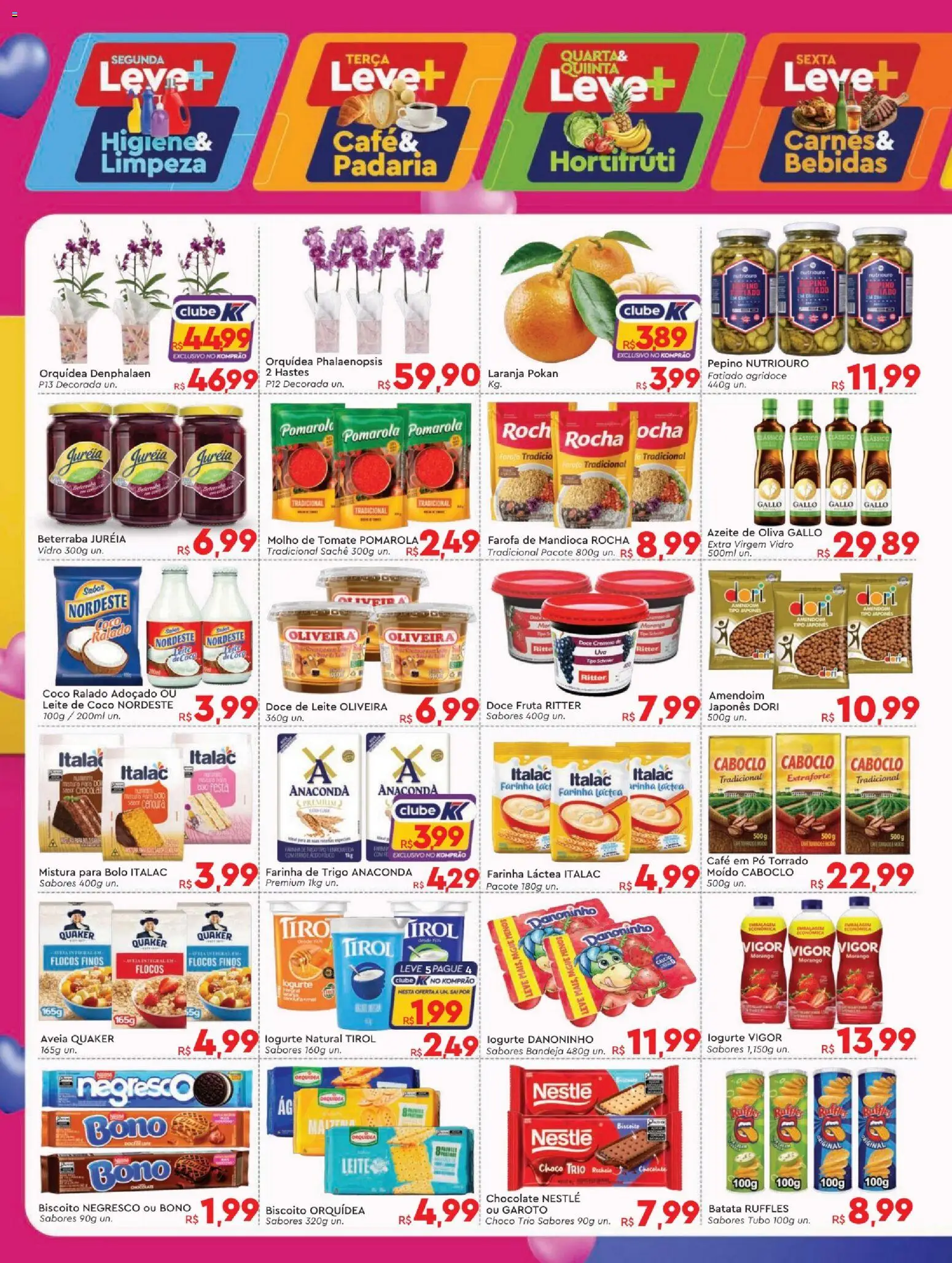Komprao Atacadista Folheto - válido de 04.05.2026 | Página: 2 | Produtos: Coco, Mandioca, Farofa, Mistura para bolo