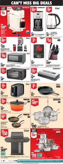 Preview of Canadian Tire flyer - Fall Big Red from shop Canadian Tire valid from Sep 17, 2026 | Page: 6 | Products: Blender, Iron, Food, Coffee